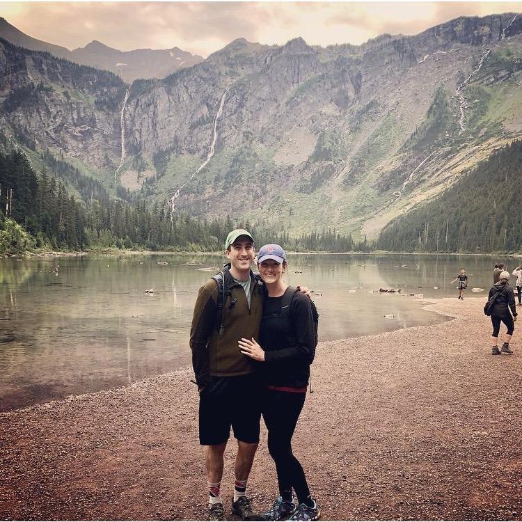 Avalanche Lake in Glacier National Park - taken about 15 minutes after Fred proposed!