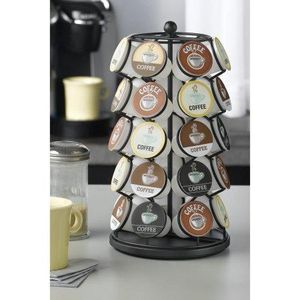35 Capacity Coffee Pod Carousel in Black