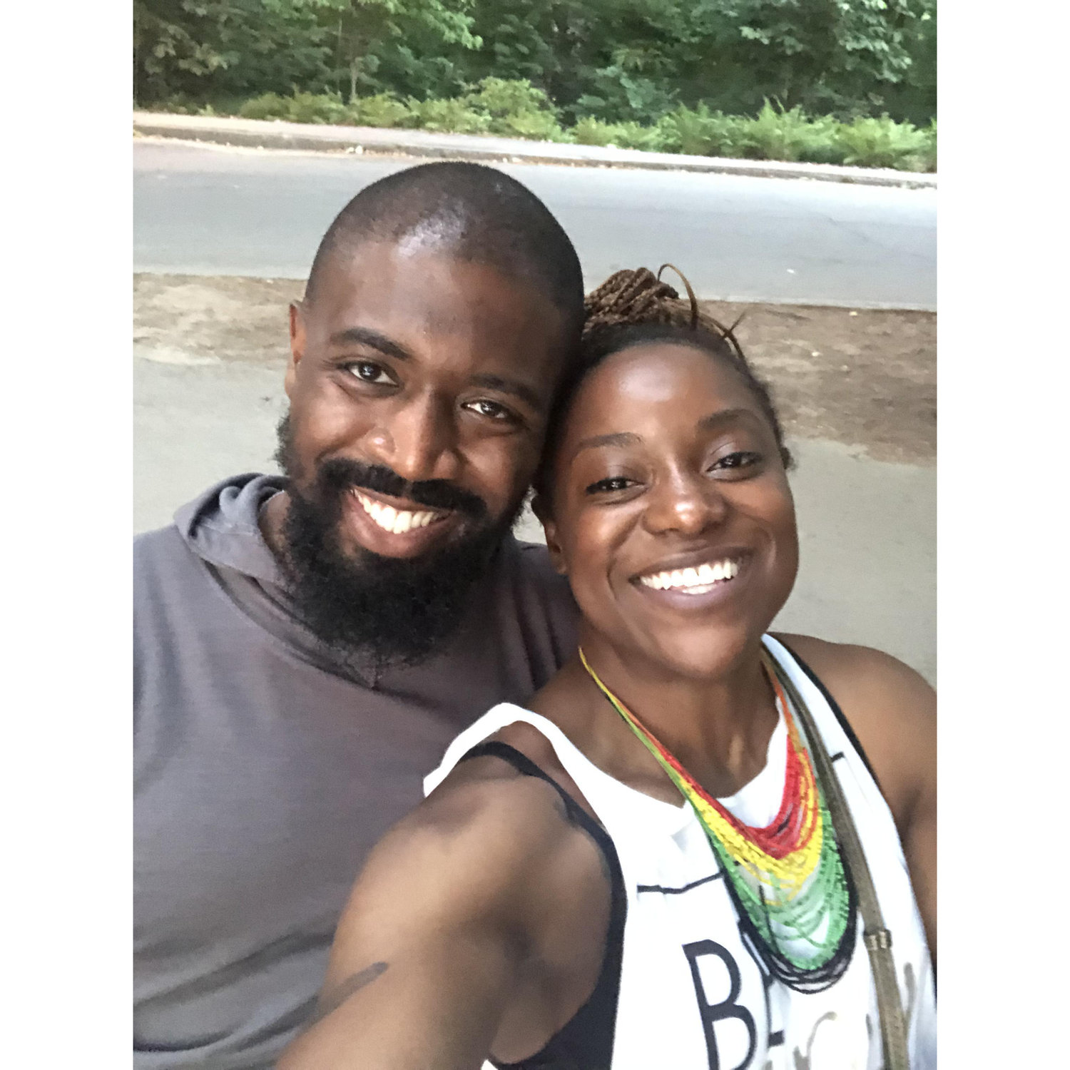 One of our first dates at Peidmont Park