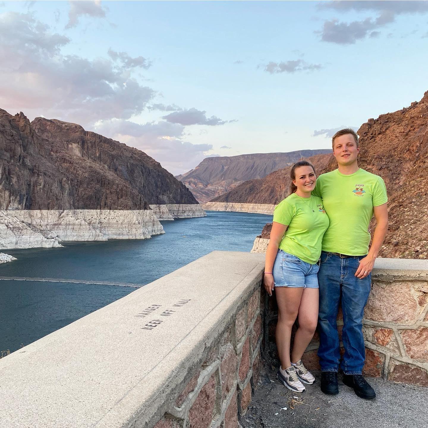 Traveled across the state line in a rental car for this photo at the Hoover Dam. They lied to the rental car company.