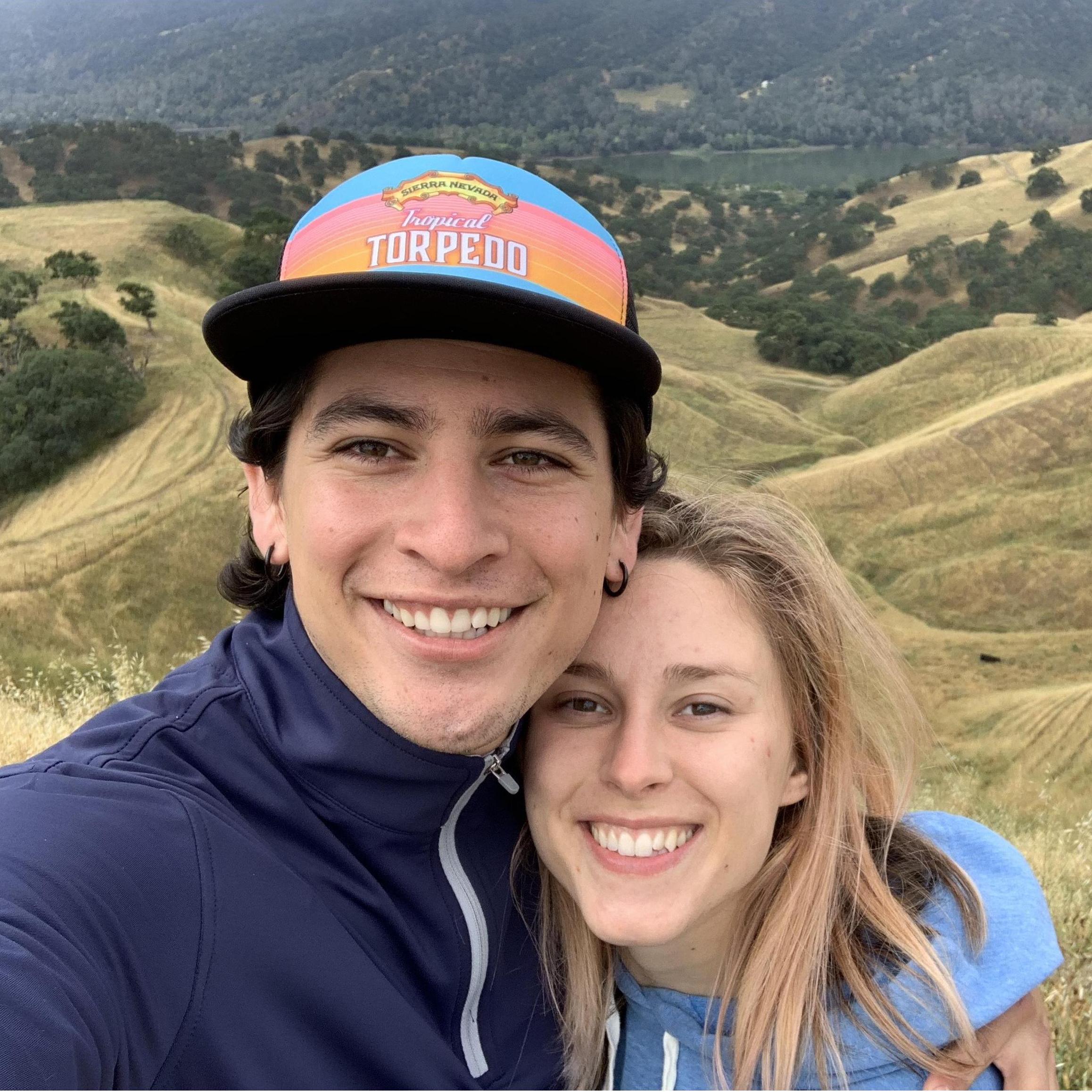 First joint trip out to California to visit family.