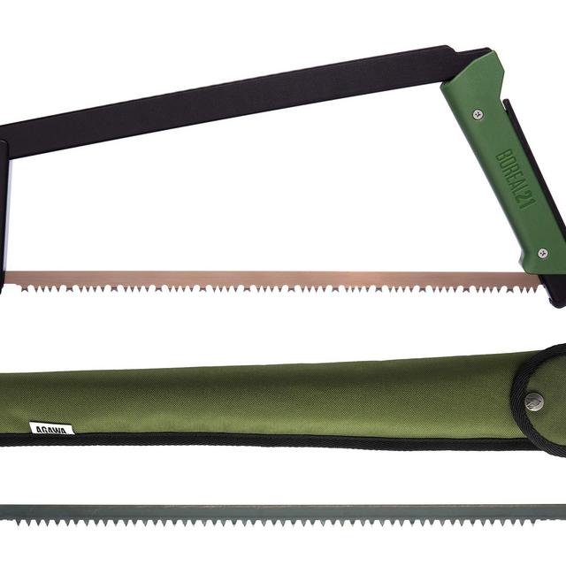 AGAWA - BOREAL21 Tripper KIT - 21 inch Folding Bow Saw, Rugged Cordura Sheath, Additional Aggressive Blade