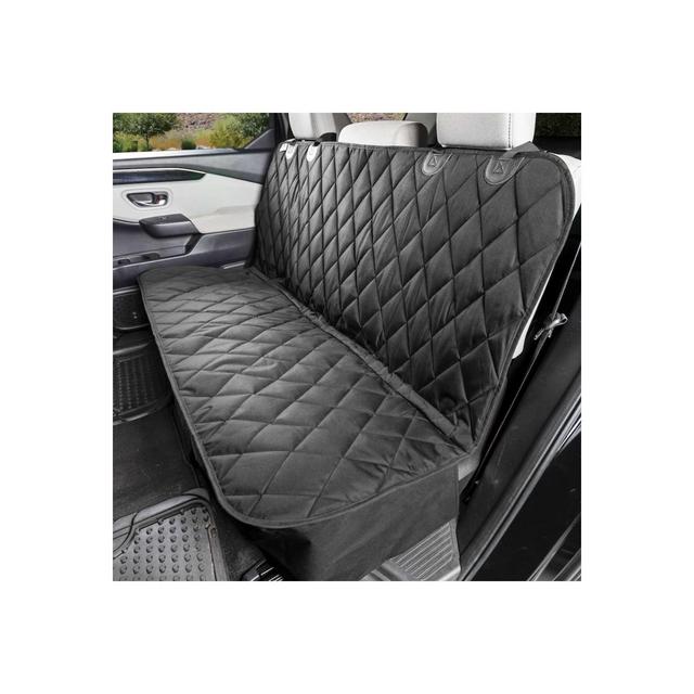 4Knines Dog Rear Seat Cover No Hammock Regular Black