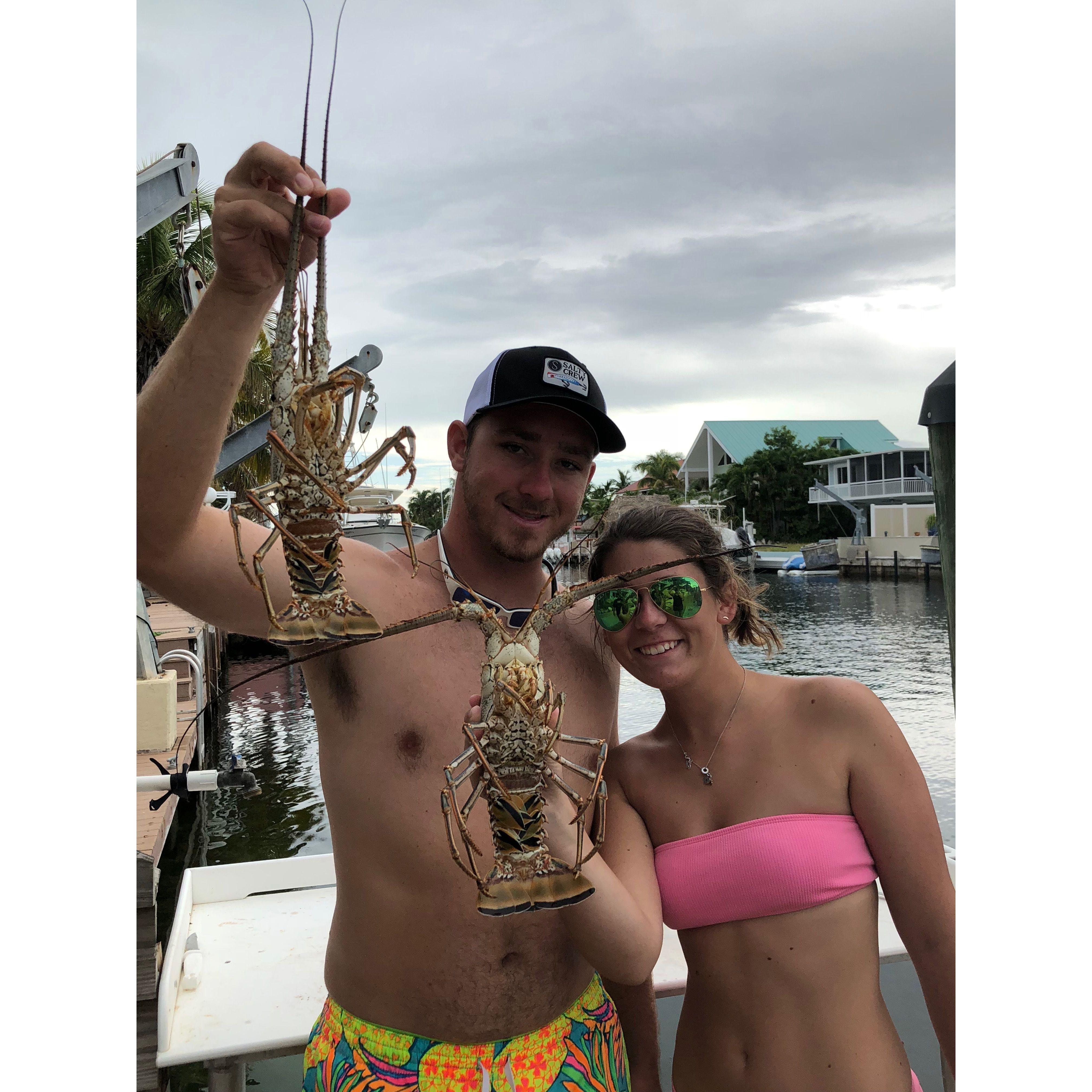 First lobster season together