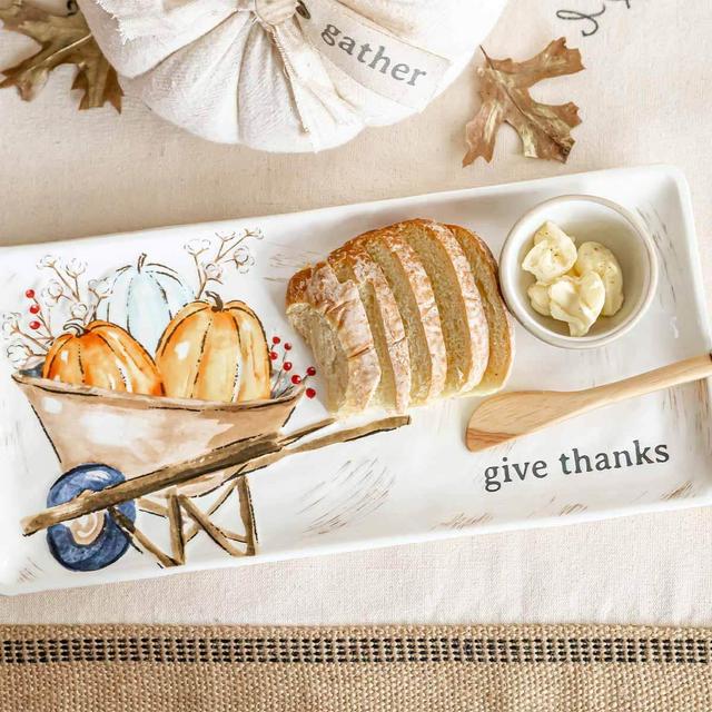 Wheelbarrow Serving Tray Set