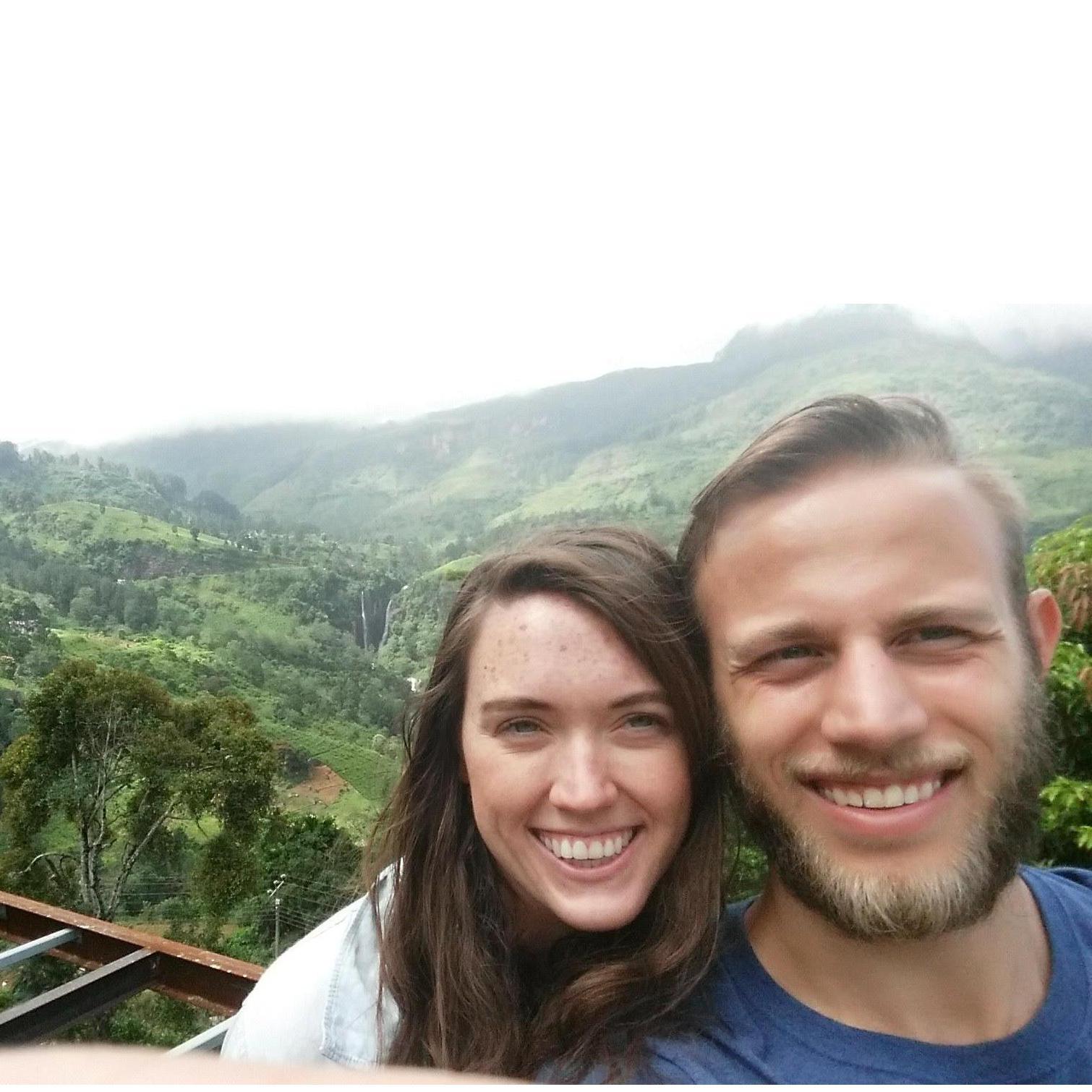 riding a train through Sri Lankan tea country