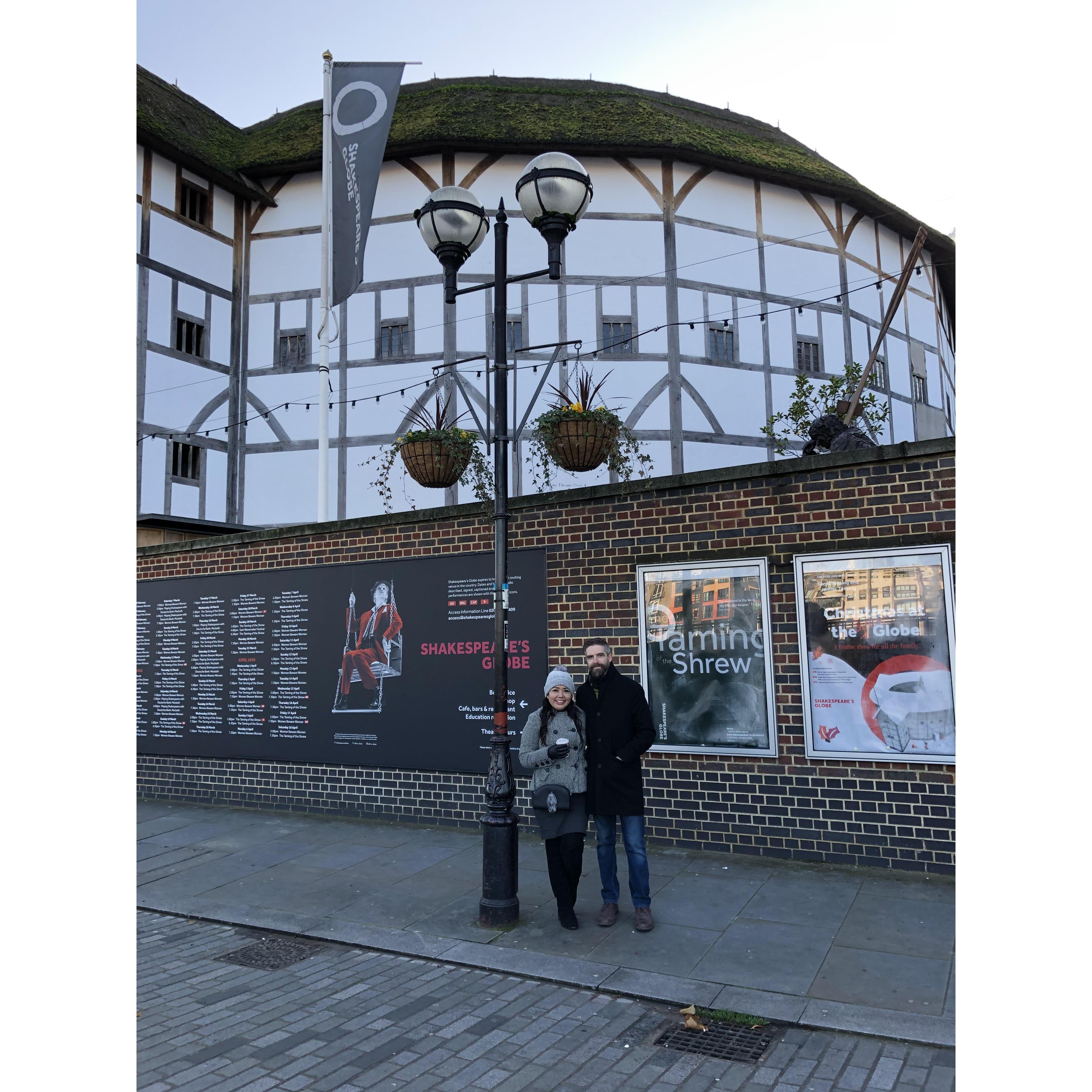 Shakespeare theater, London,  2019.