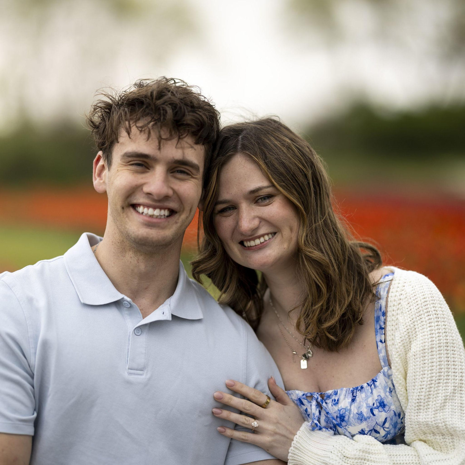 Engagement Day - Tulip Festival at Kuipers Family Farm in Maple Park