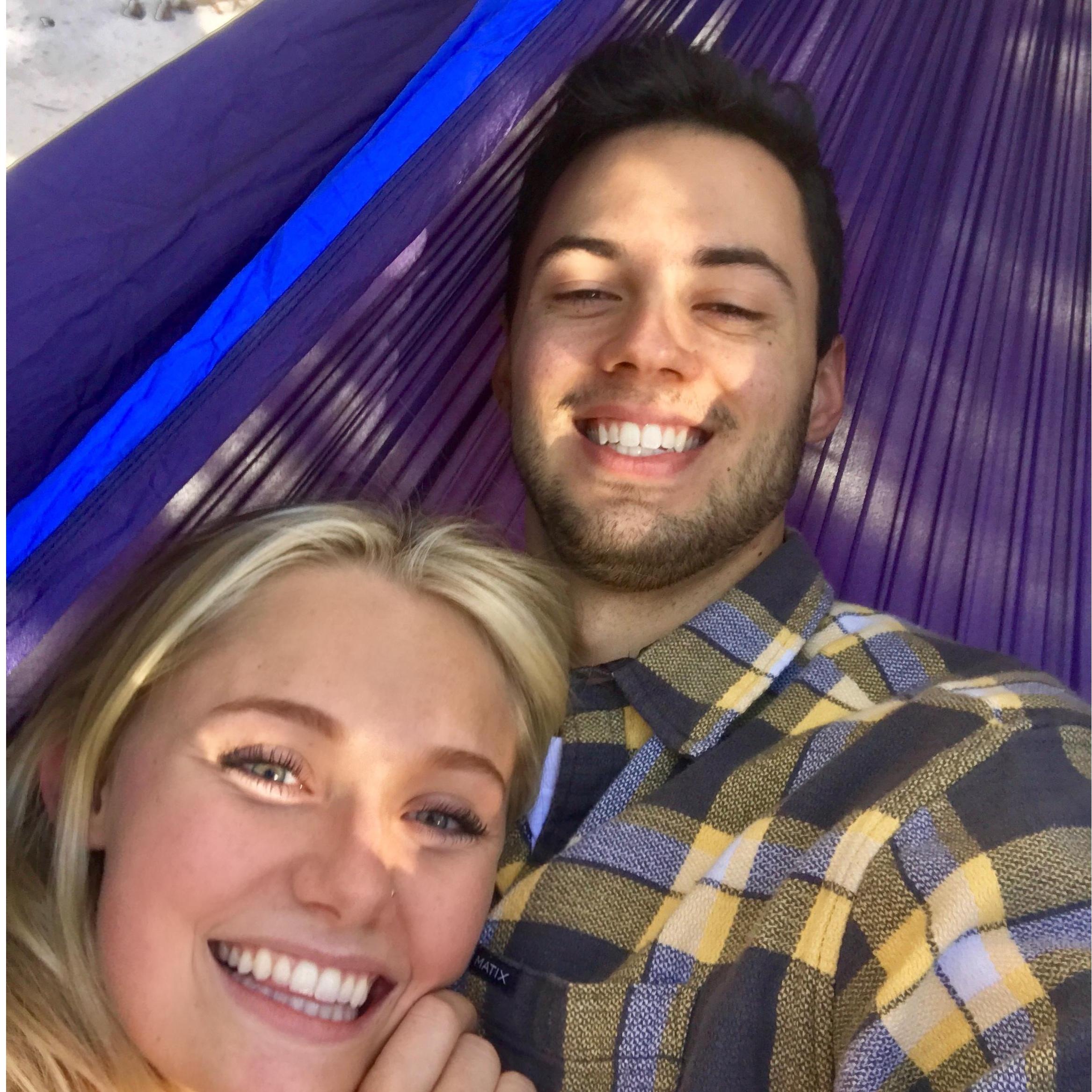 Our first photo ever together!
