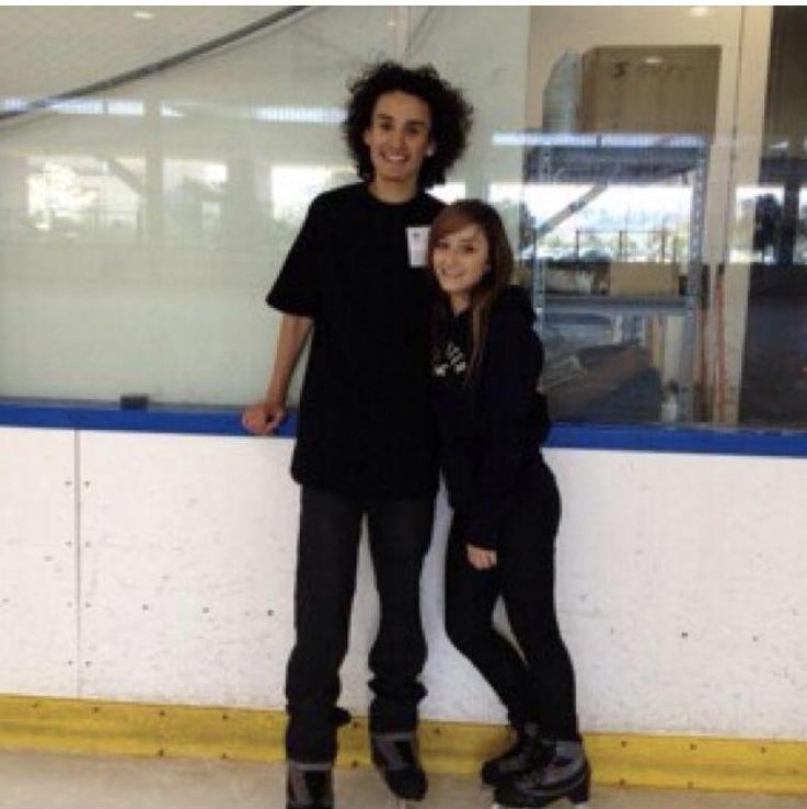 One of our first dates... 14 yo Jasmine and 15 year old Christopher