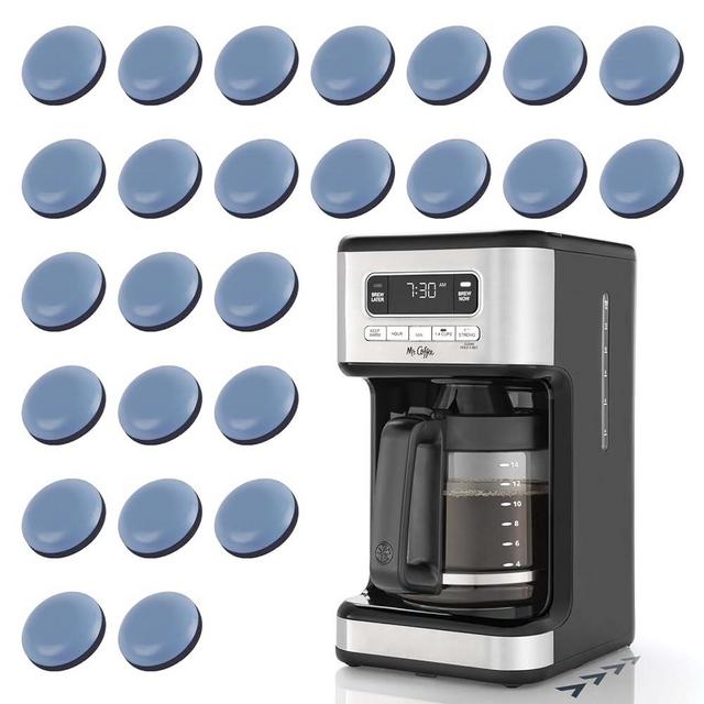 Kayzn Appliance Sliders for Kitchen Appliances, 25pcs Telfon Kitchen Appliance Sliders, PTFE Self Stick Furniture Sliders, Easy to Moving & Space Saving