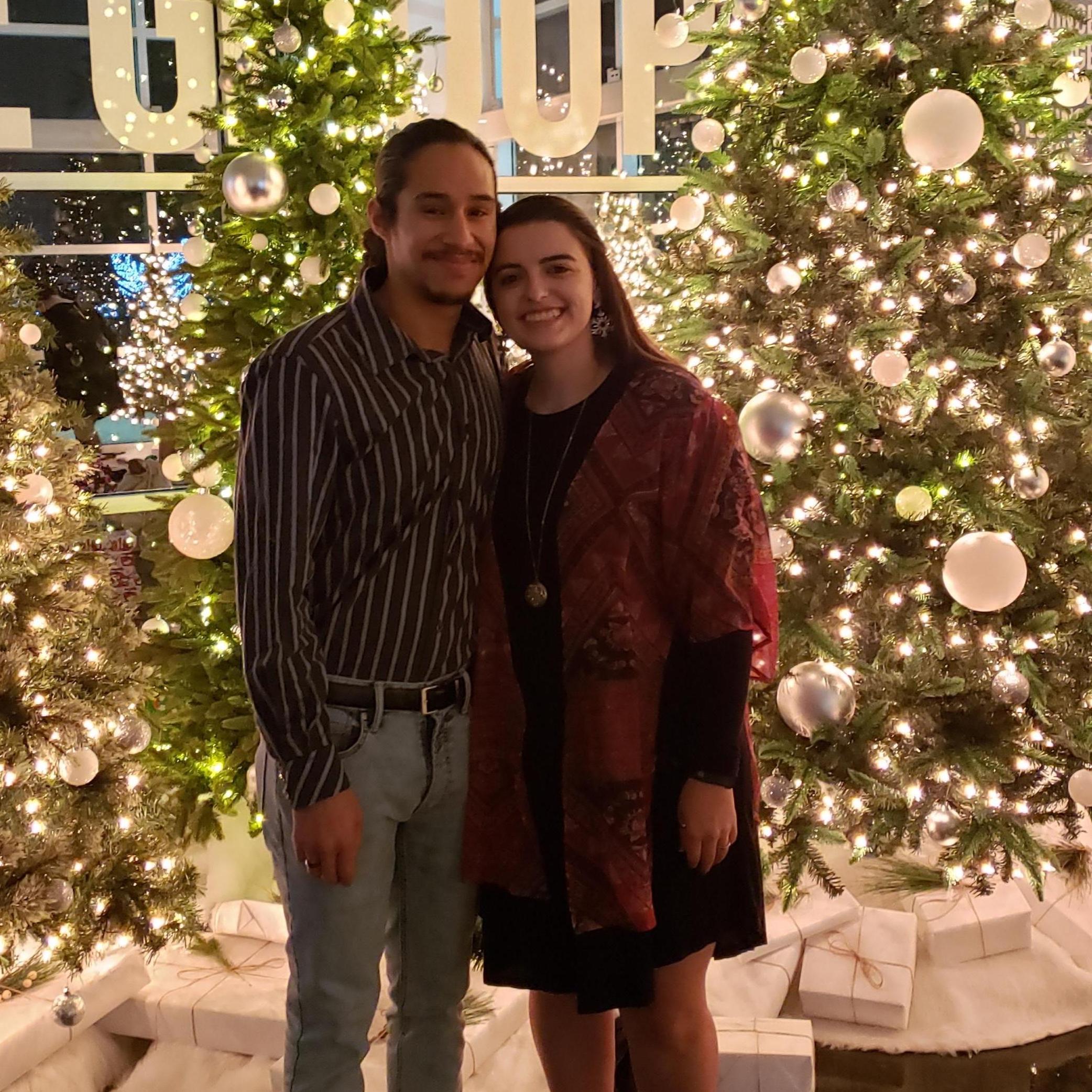 We got to spend our first Christmas together! Let's say it is one we won't forget!