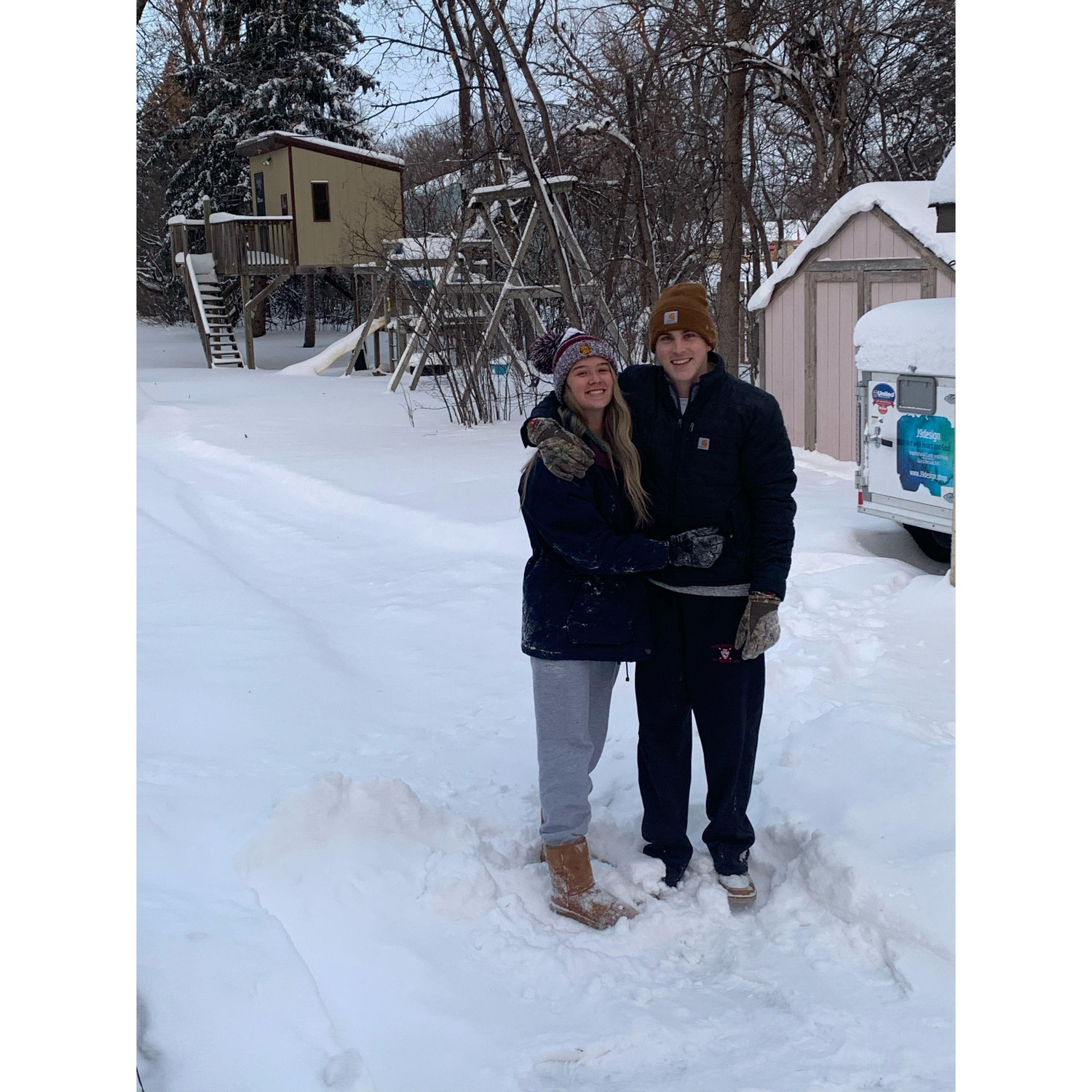 Emily's first Minnesota winter