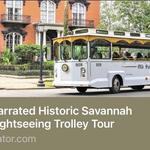 Narrated Historic Savannah Sightseeing Trolley Tour