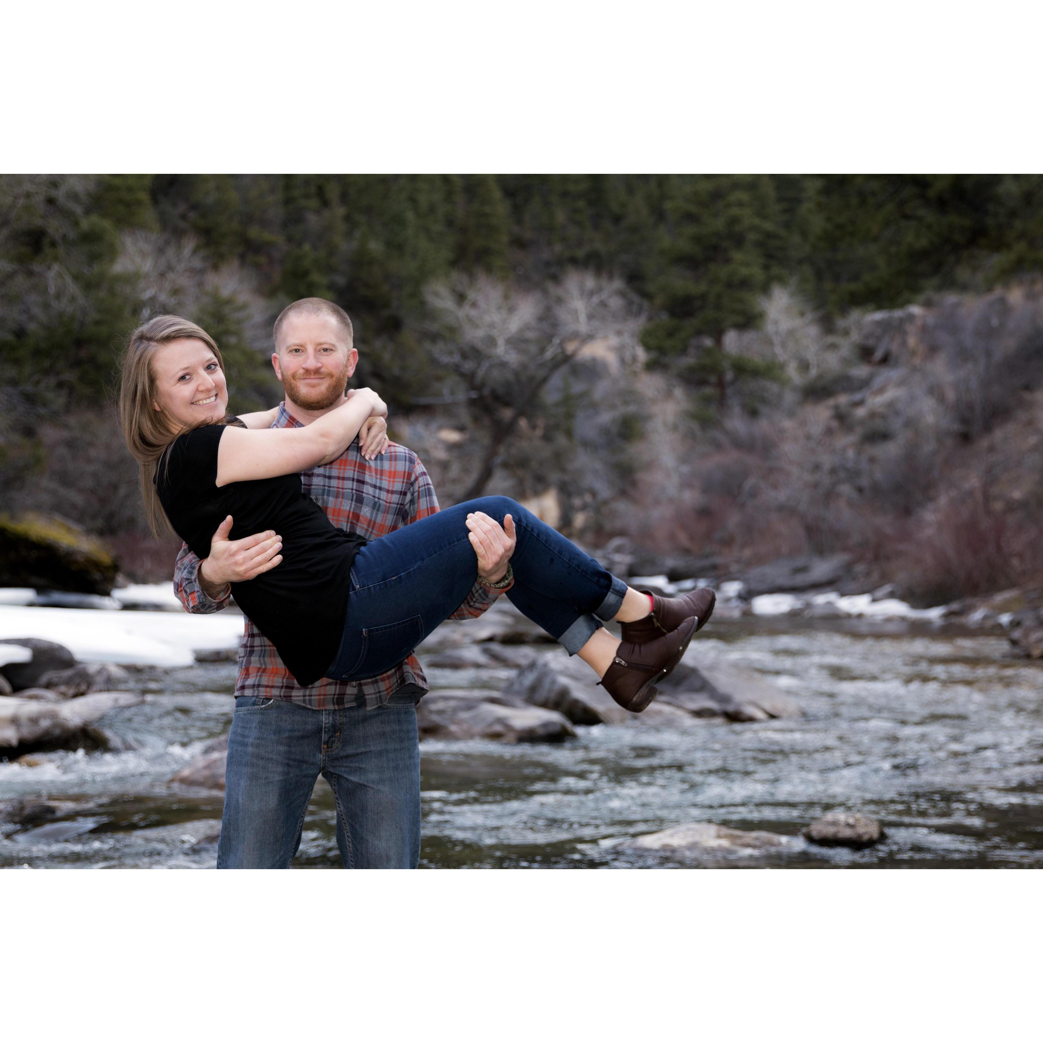 This is right after Ashleigh fell in the Tongue River...