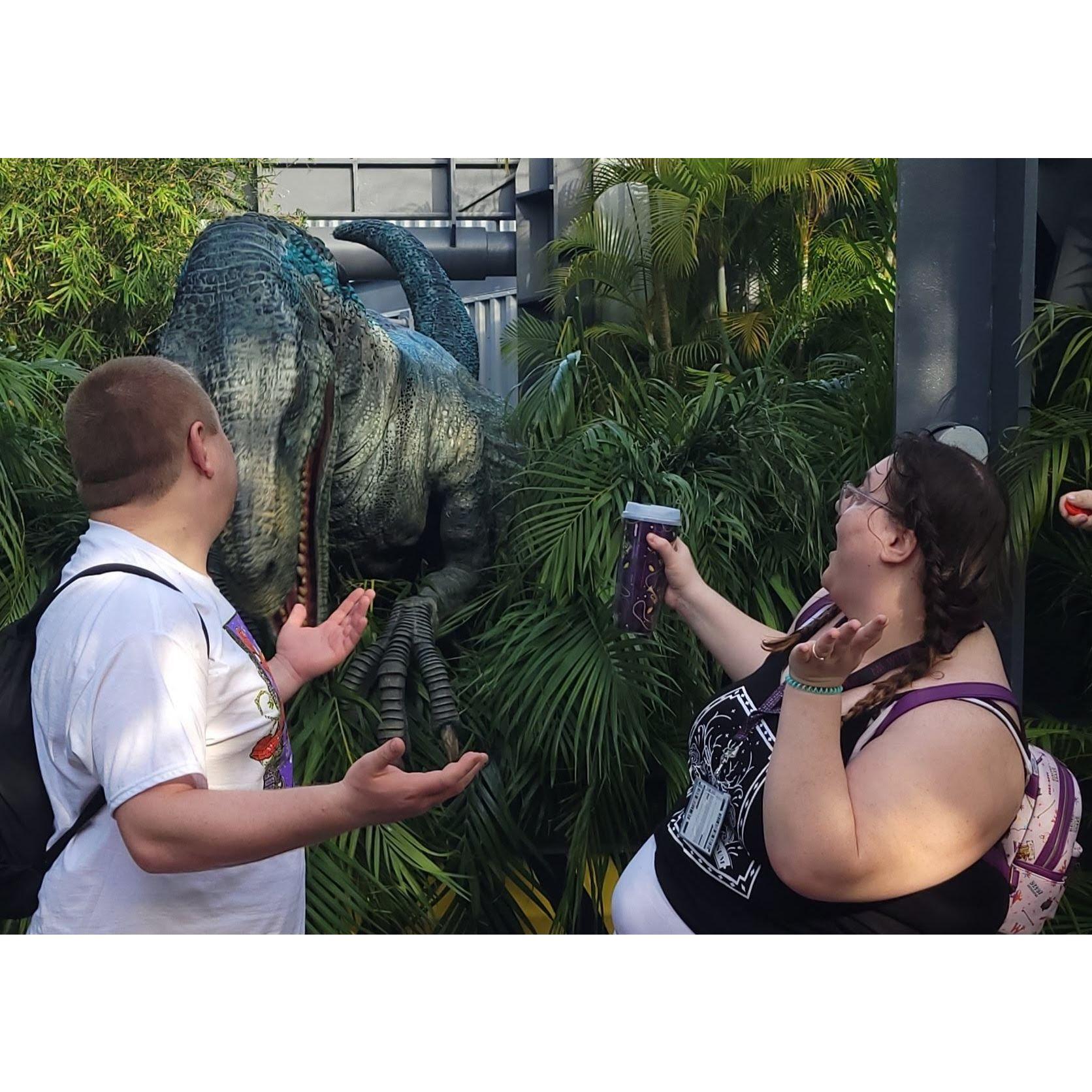 That time we nearly got eaten by a velociraptor on our anniversary trip