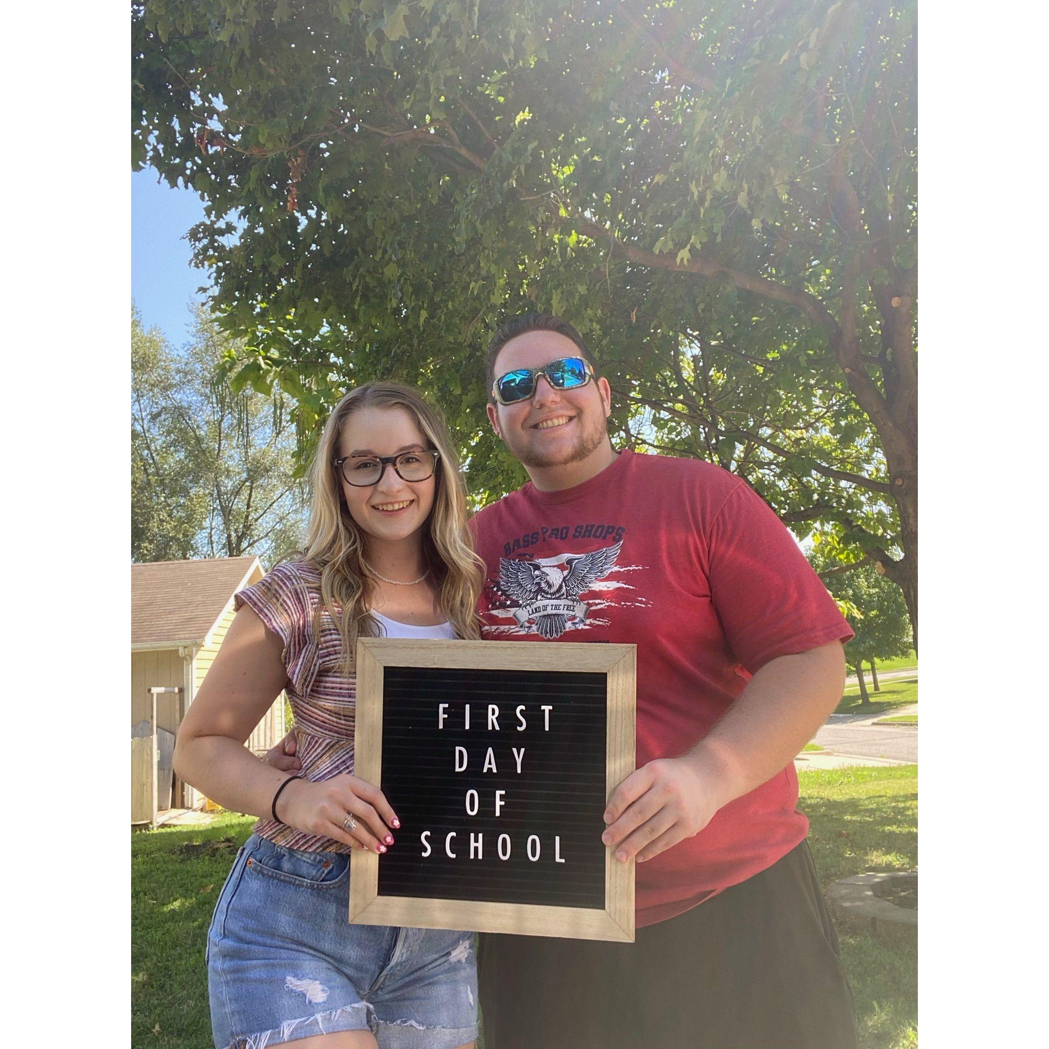 First day of school, sophomore year