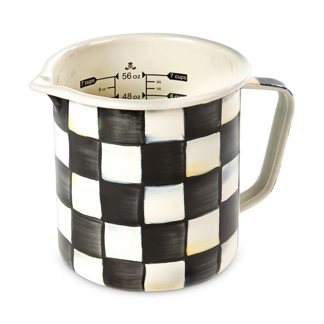 MacKenzie-Childs Courtly Check Enamel 7-Cup Measuring Cup