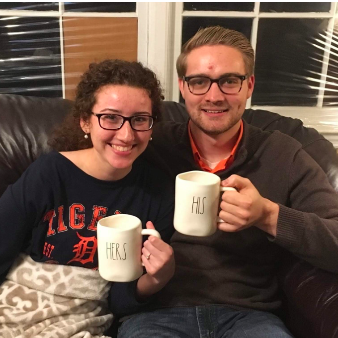 His/Hers mugs from Nate's brother - December 30, 2018