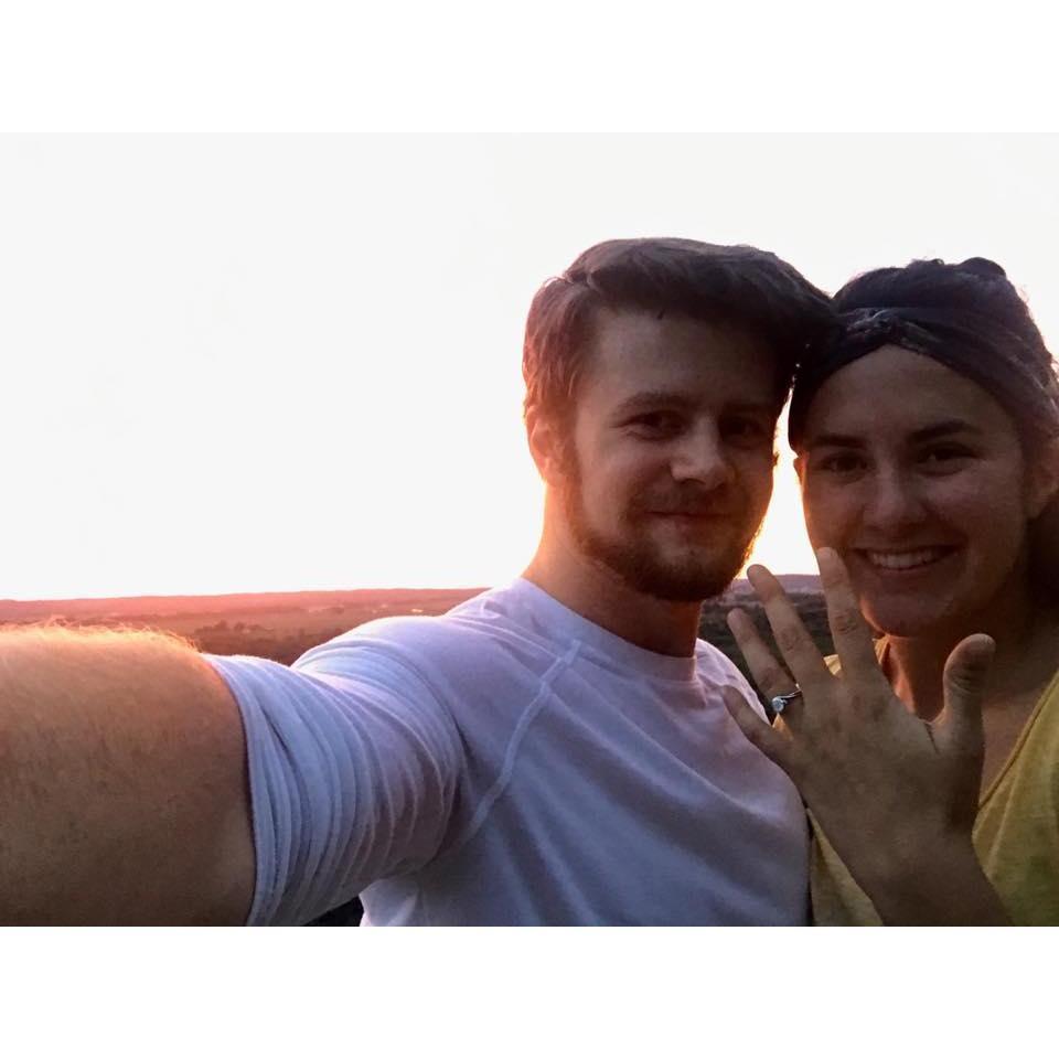 Luke surprised Liss with a sunset hike to Inspiration point!