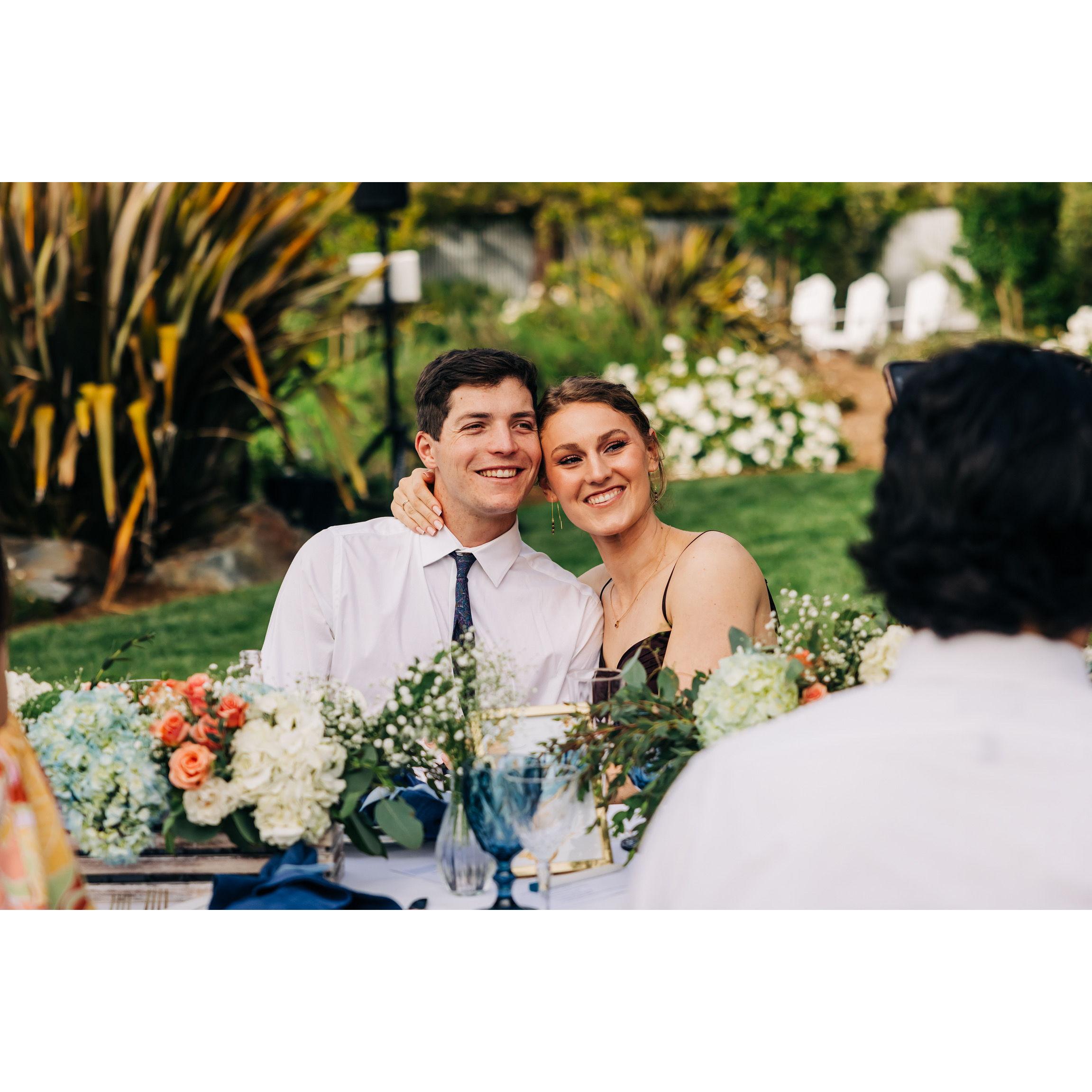 our first wedding together - May 2022