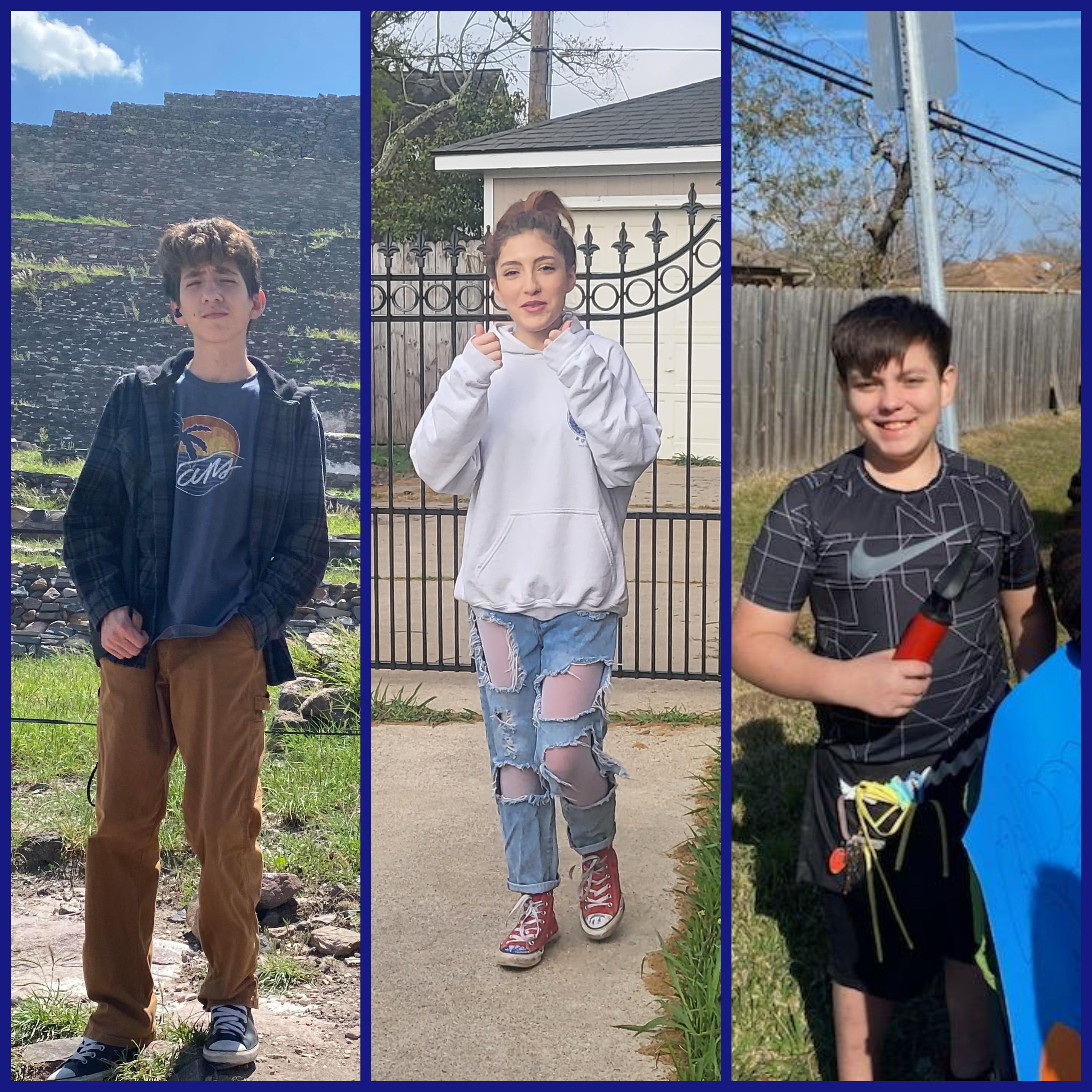 The kids Ryan never thought he'd have... Angel (16), Sofia (14), & Damiano (12)