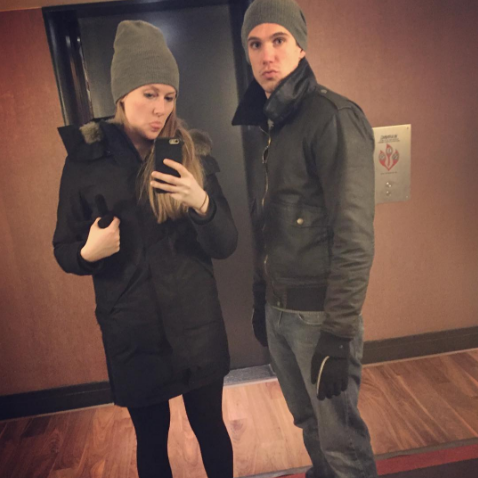 Before heading out to explore Washington, DC in sub-freezing weather