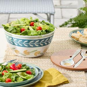 Better Homes & Gardens Floral Salad Bowl Set