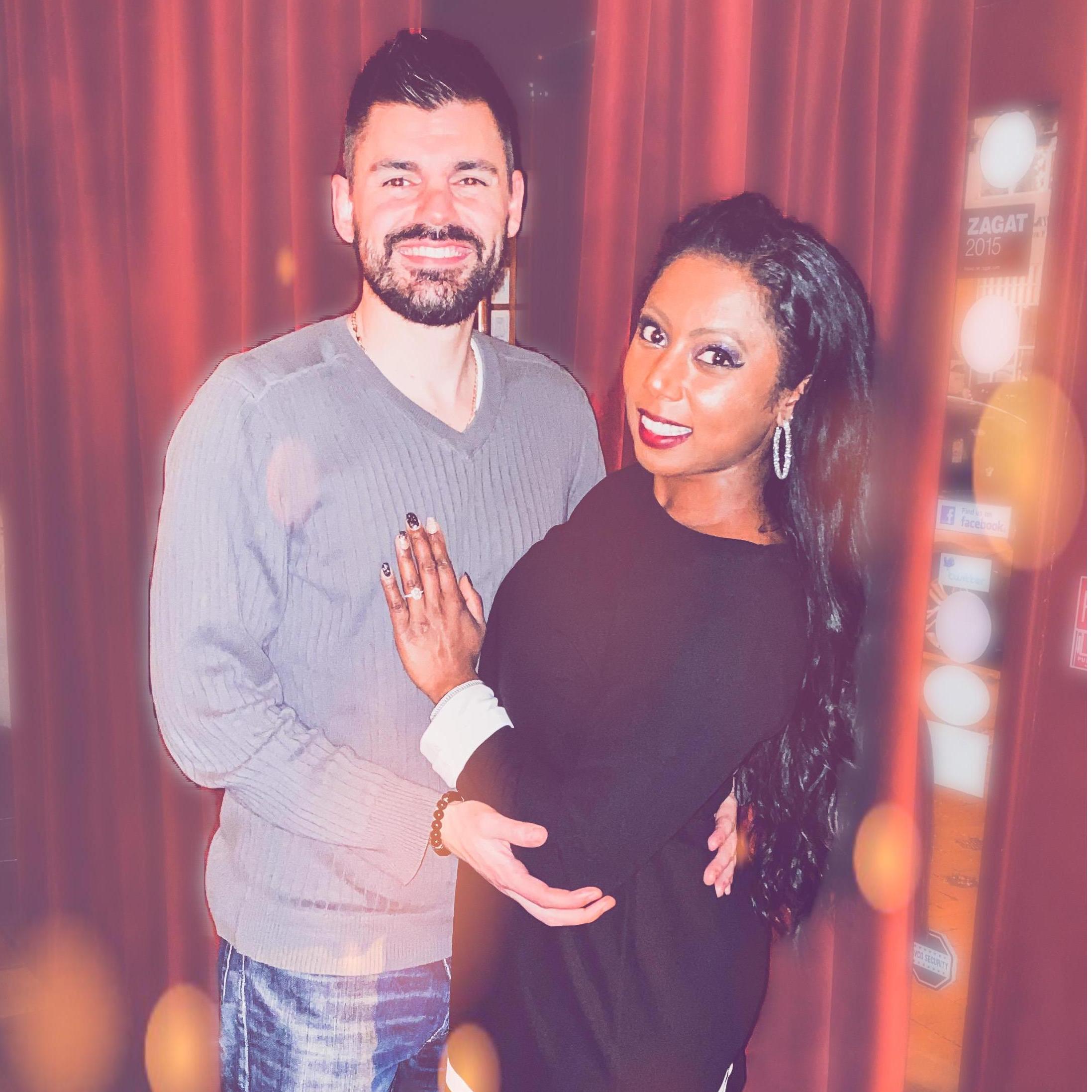 When Natasha said yes! At her favorite restaurant in front of Natasha's parents, and Fred's family. 01.04.20