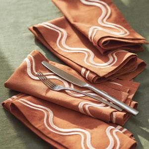 Madeline Embroidered Napkins, Set of 4