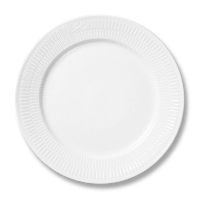 Royal Copenhagen White Fluted Plain Dinner Plate