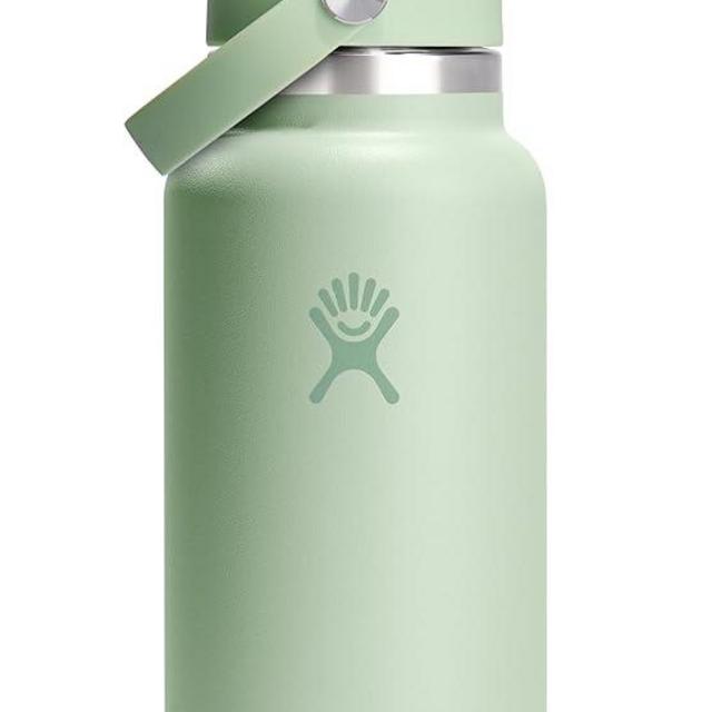 HYDRO FLASK Wide Mouth vacuum insulated stainless steel water bottle with leakproof closeable straw lid for cold water drinks, sports, travel, car and school