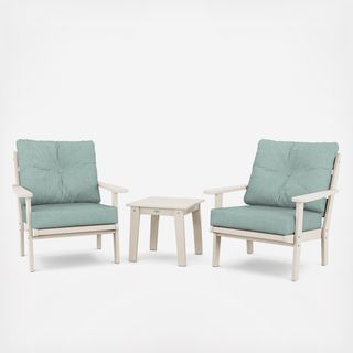 Lakeside 3-Piece Deep Seating Chair Set