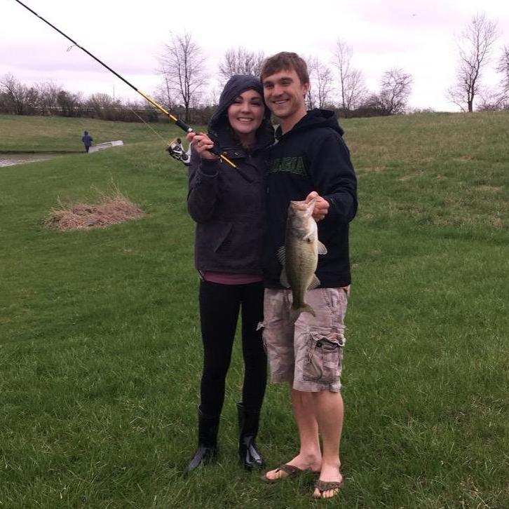 Their first pandemic together. They did a lot of fishing to keep themselves sane! -April 2020