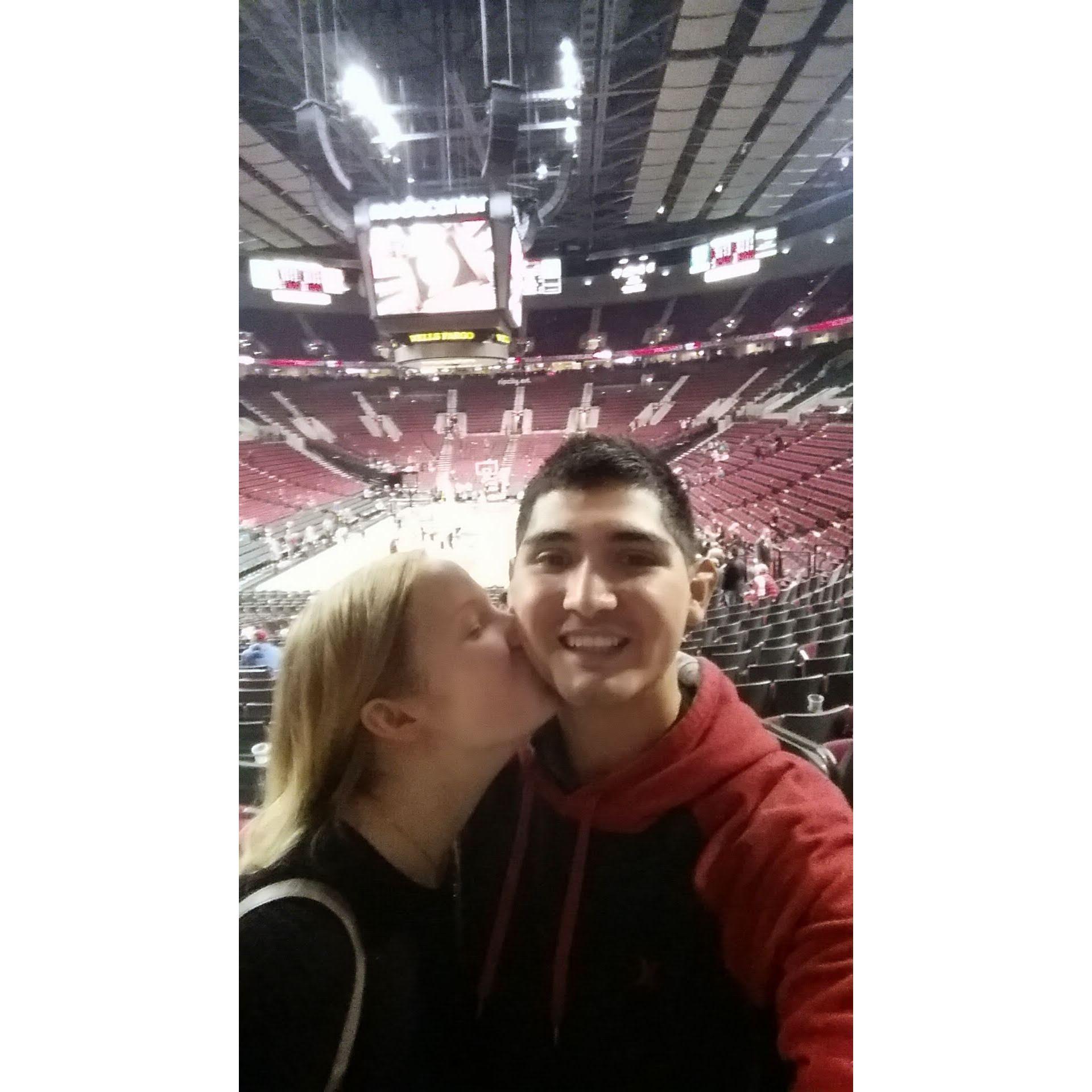 Blazers! January, 2015.