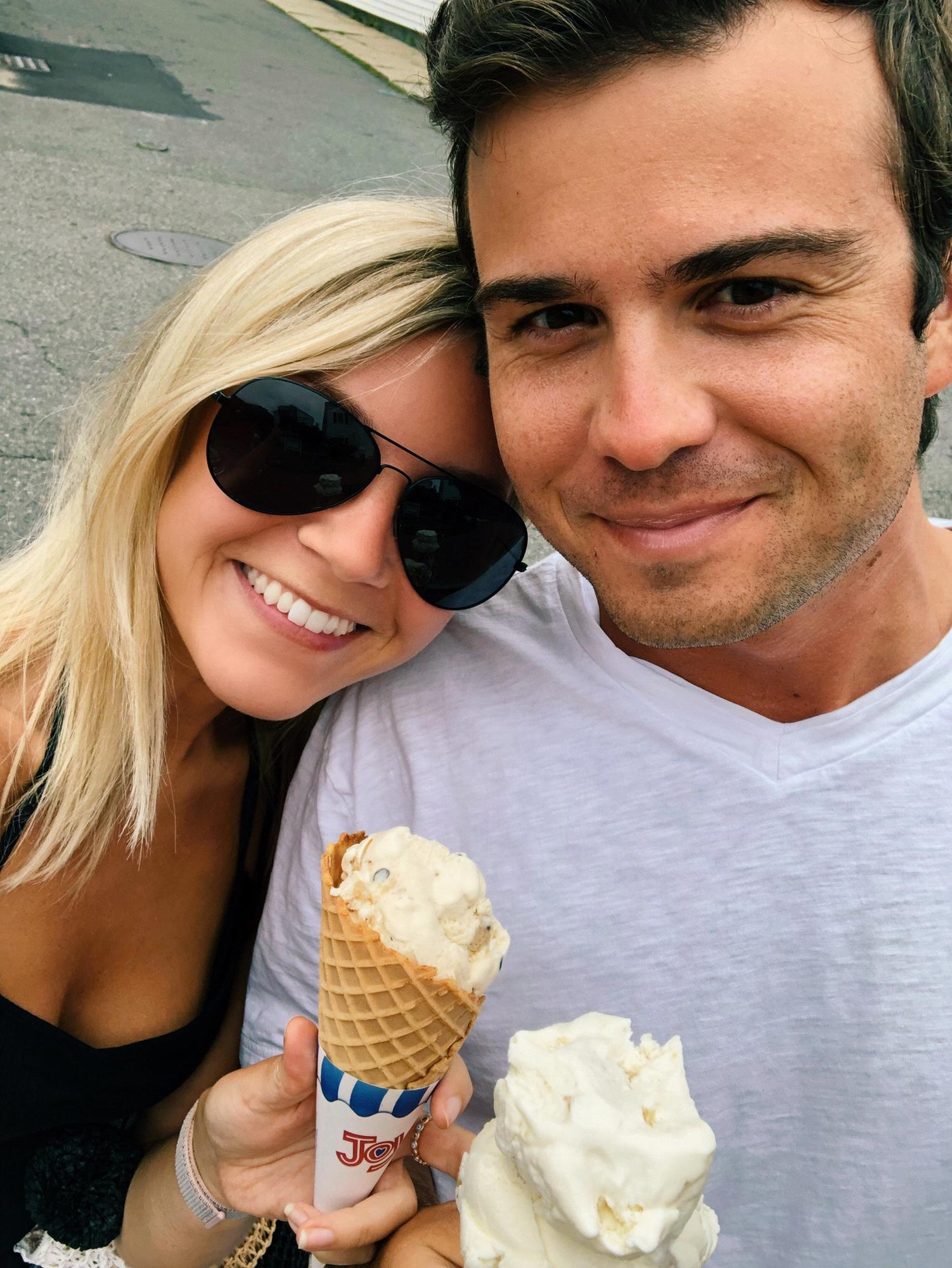 Ice cream cones in Newburyport, MA :)