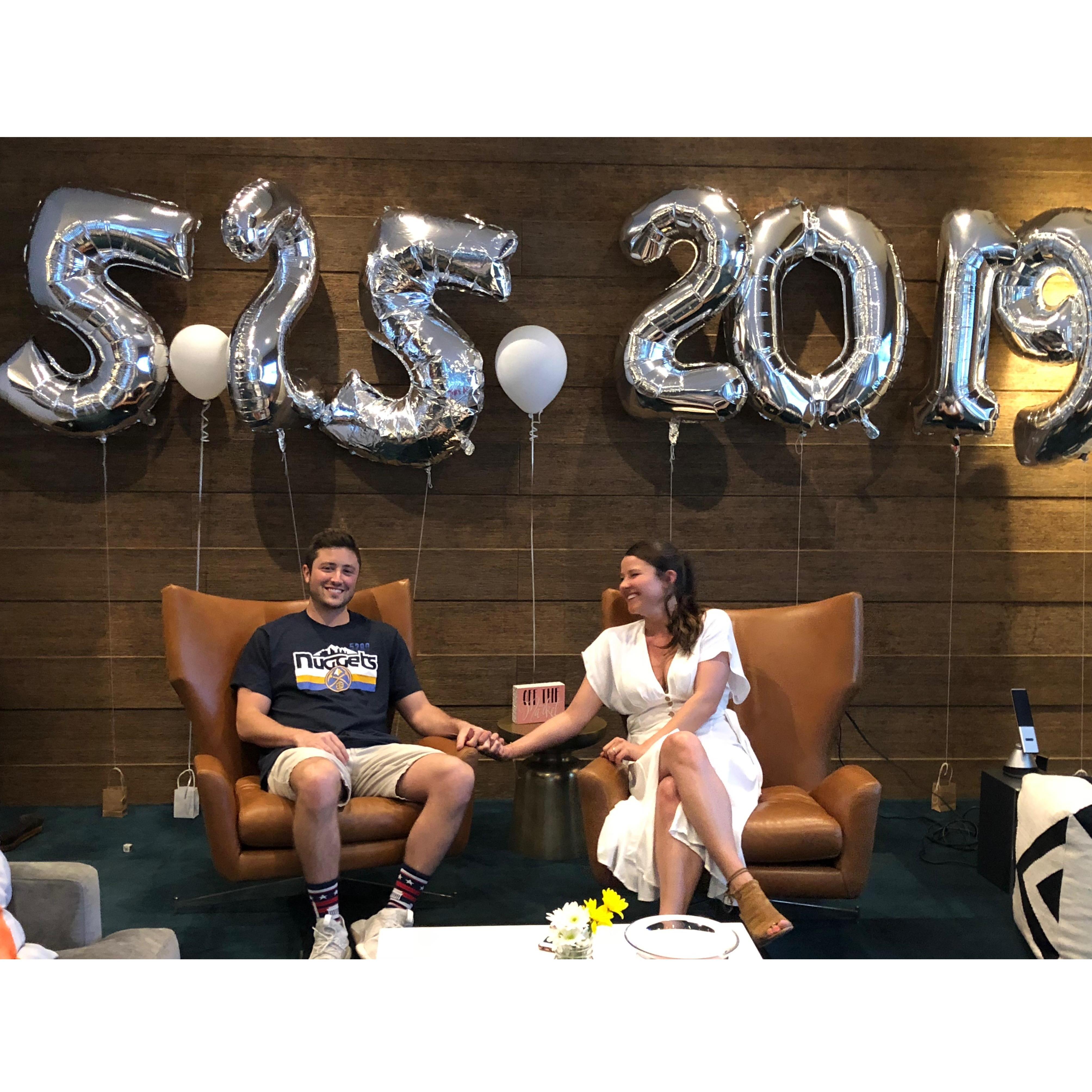 Our engagement party :)