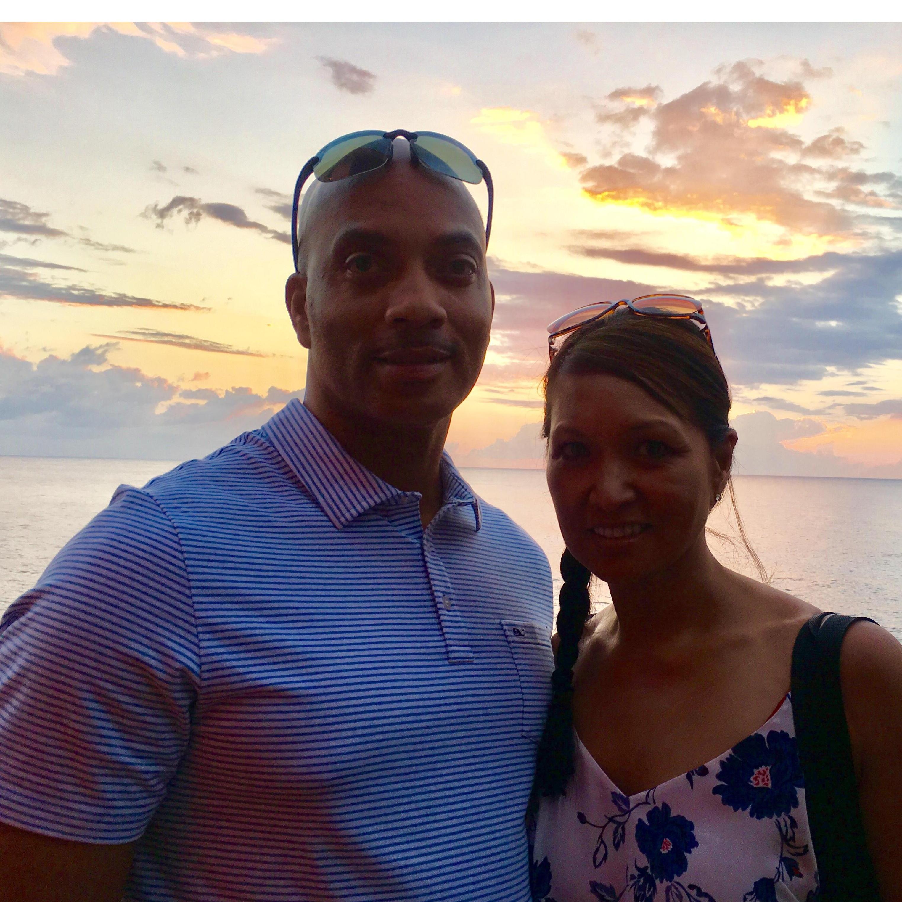 One of our many trips to Cancun, Mexico- where the food is yummy!