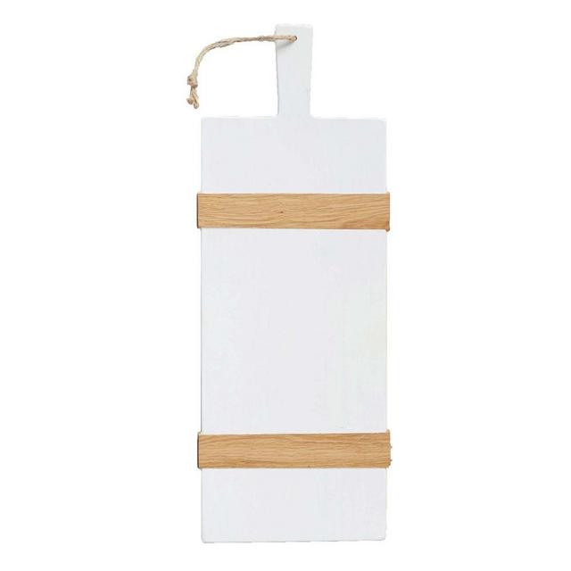 White Rectangle Mod Charcuterie Board, Small