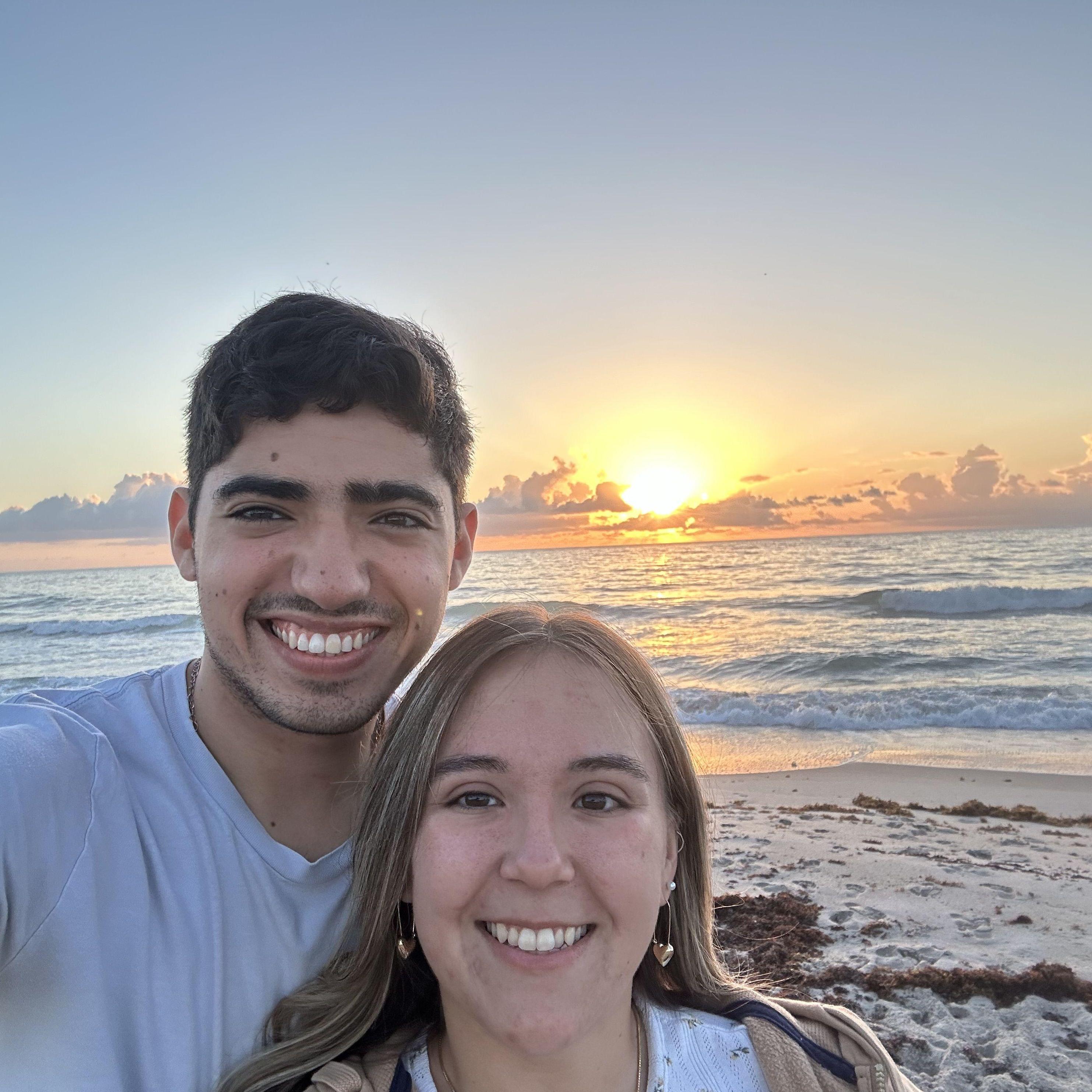 Sunrise for one year of dating