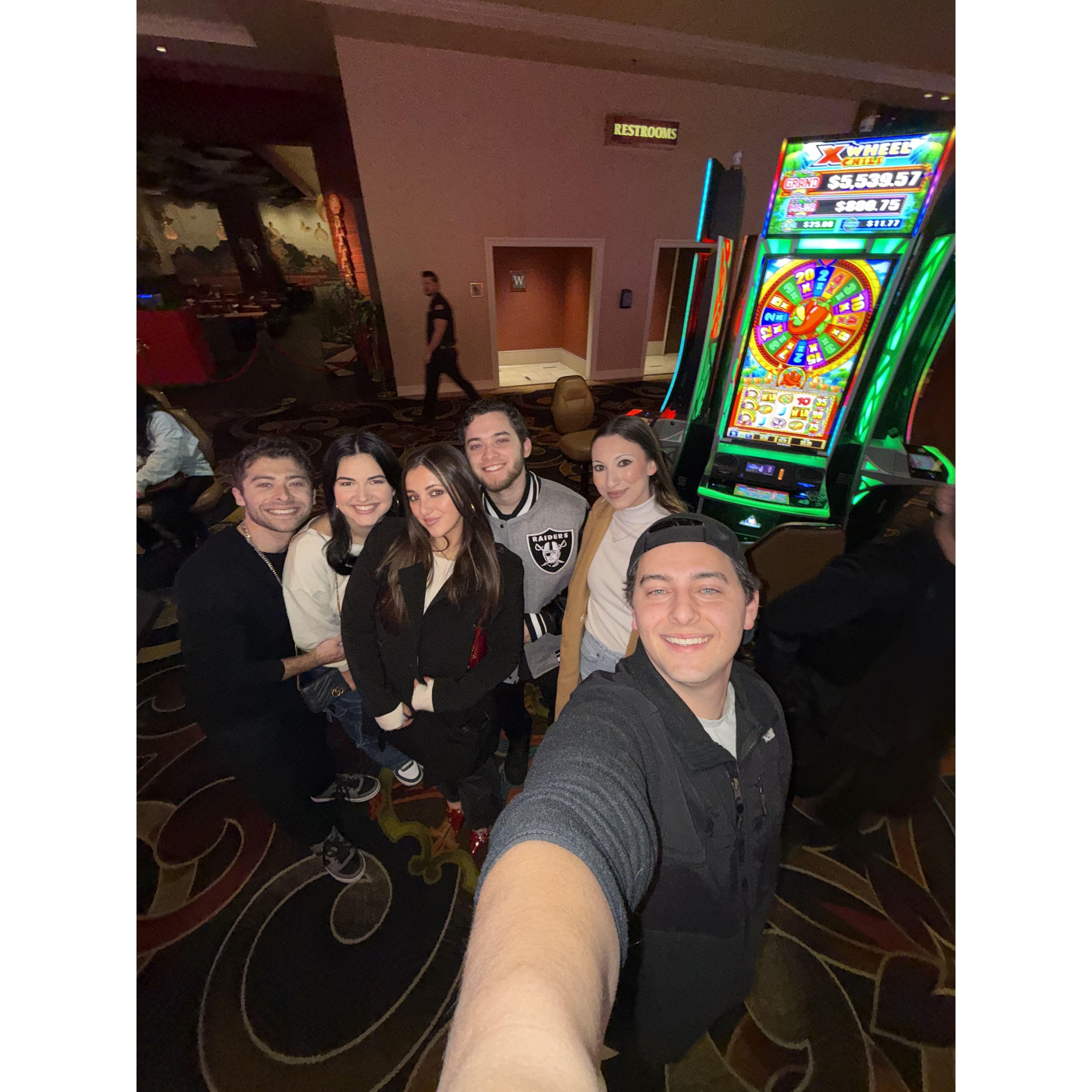 Some Vegas fun with Ryan, Katrina, Jackie, and Bobby!