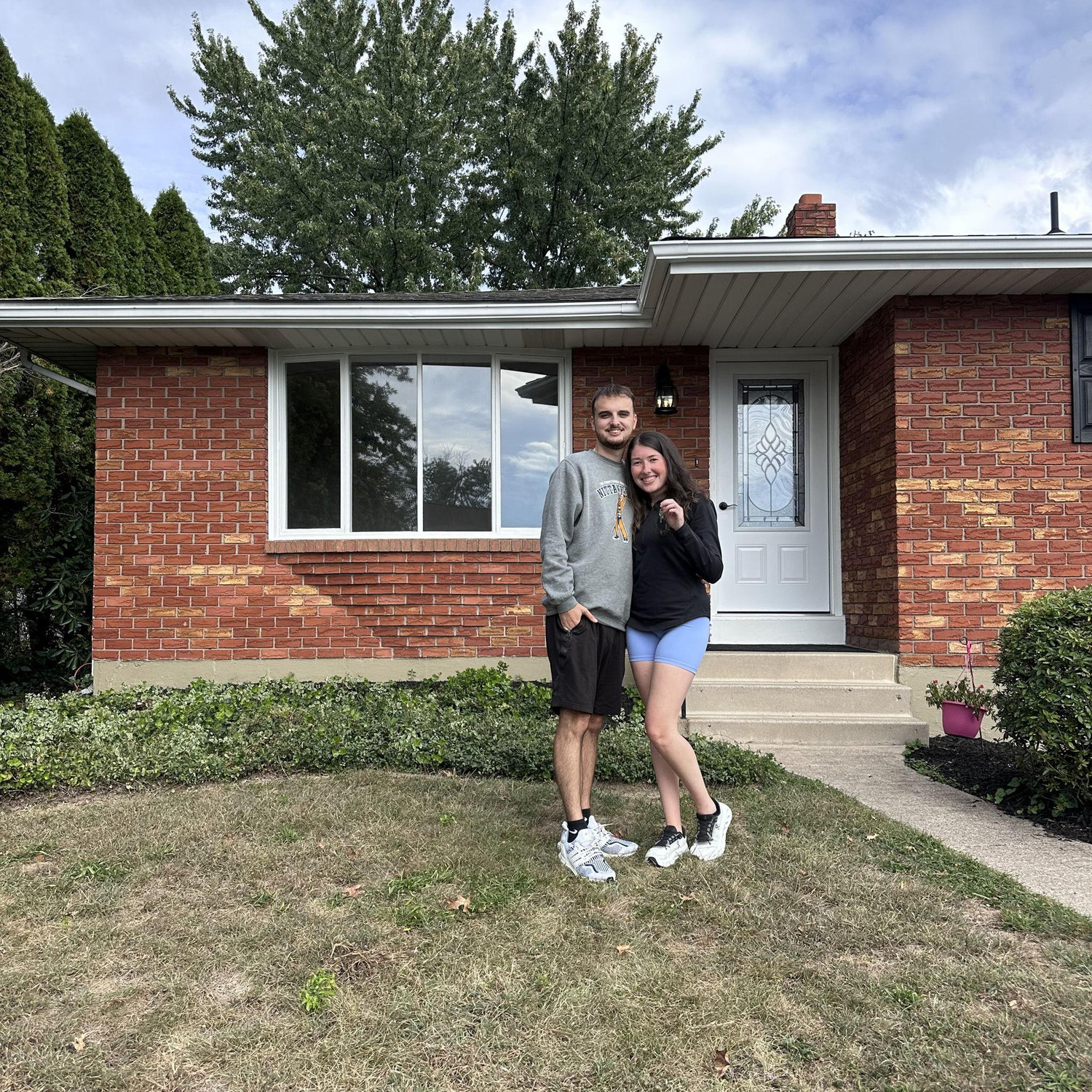 We just got the keys to our house!