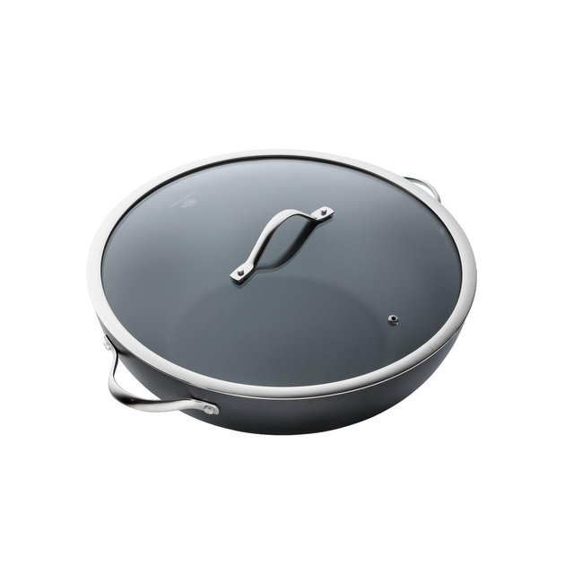 Cuisine::pro® ID3 14" Hard anodized Cast Wok