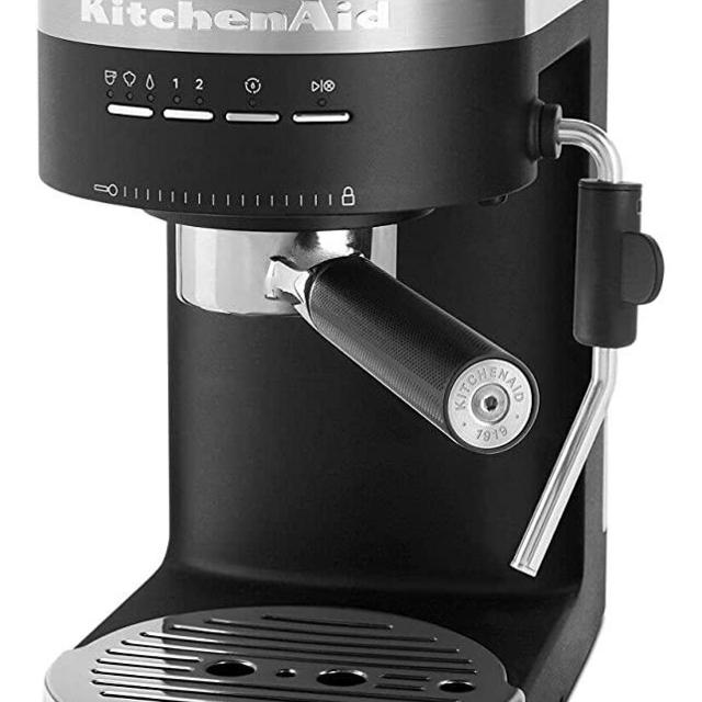 KitchenAid KES6403BM Semi-Automatic Espresso Machine, One Size, Matte Black