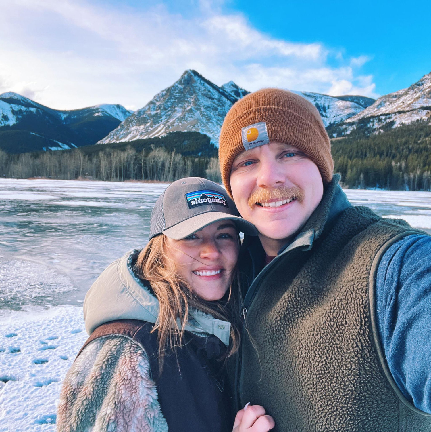 Ice fishing for trout at Beaver Mines