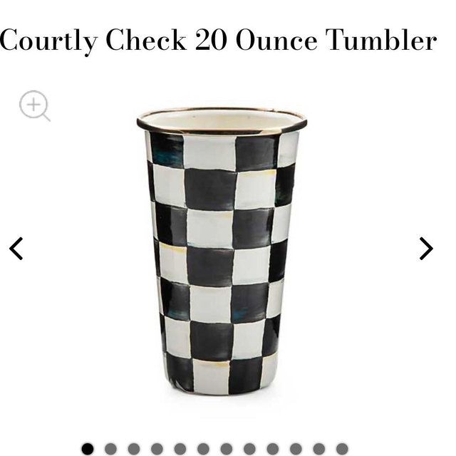 Courtly Check 20 Ounce Tumbler