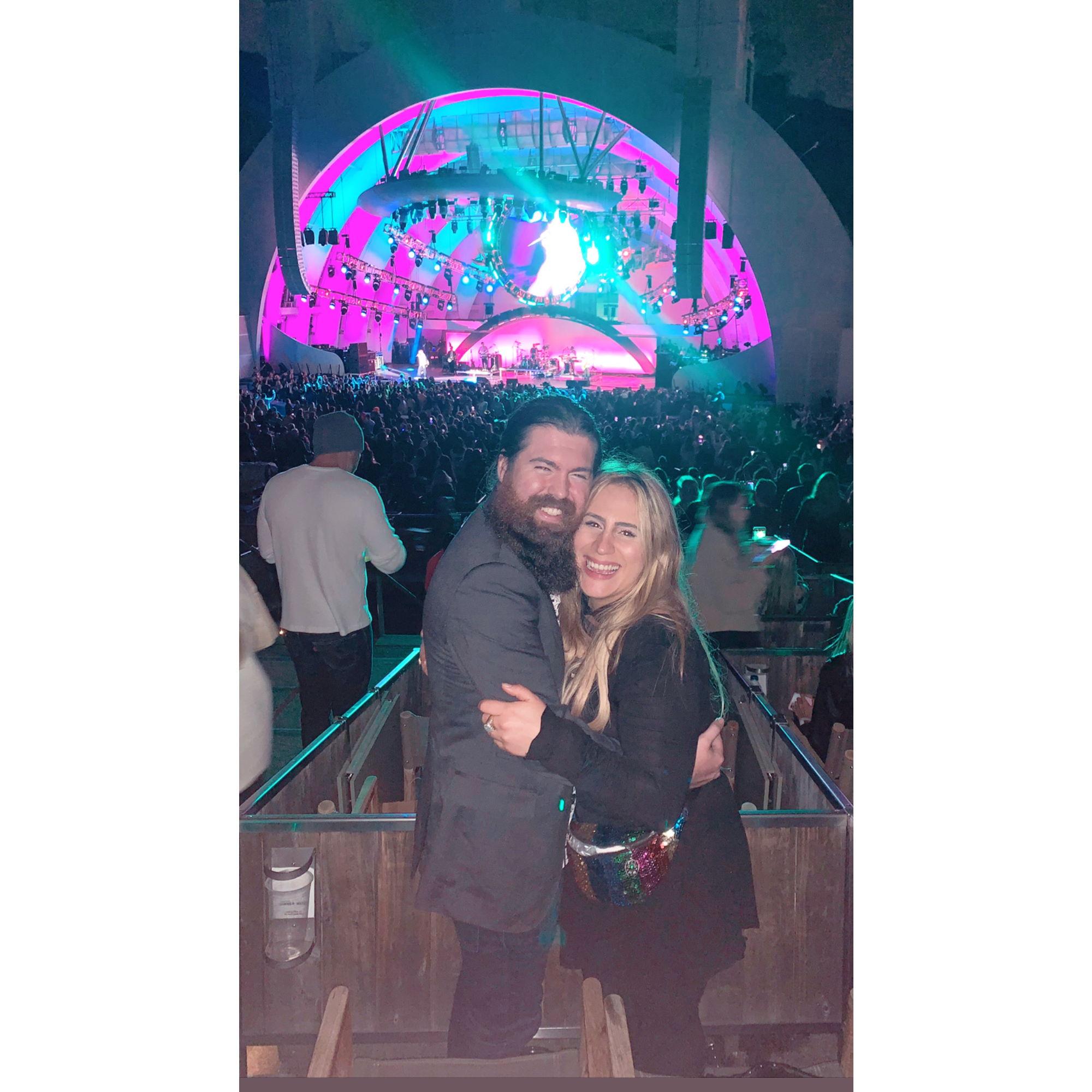 Our first concert at The Hollywood Bowl
