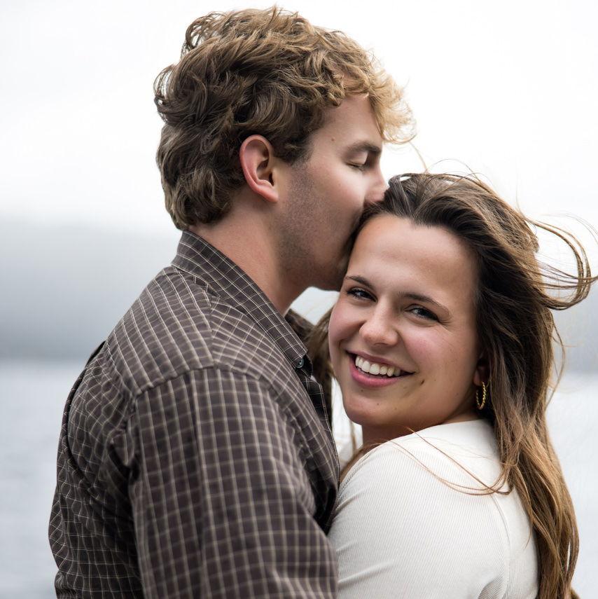 After Stylus, we snapped a couple of pics at the lake, right where Joseph proposed back in July!
