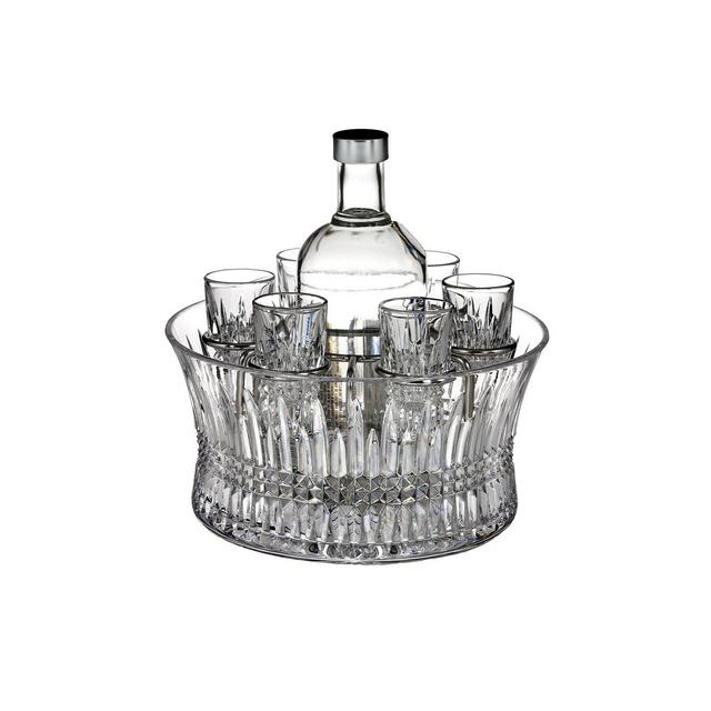 Lismore Diamond Vodka Chiller Set, 7 Piece