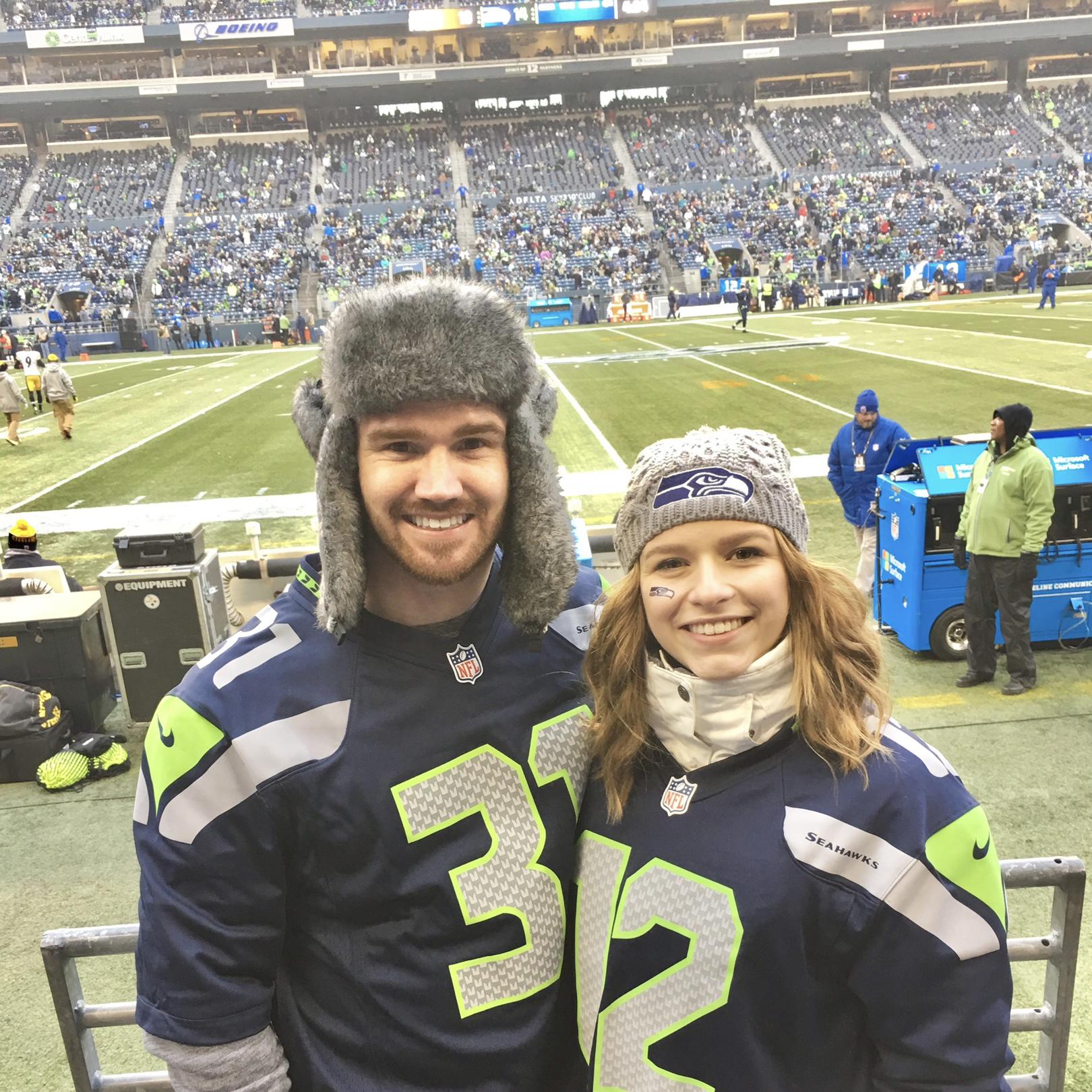 Our First Seahawks Game - 2015